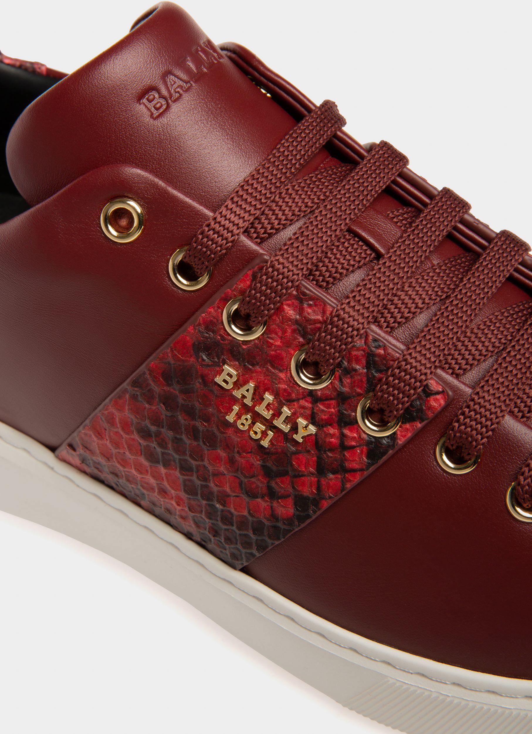 Mattye Sneaker Aus Traditionsrotem Leder - Herren - Bally - 06