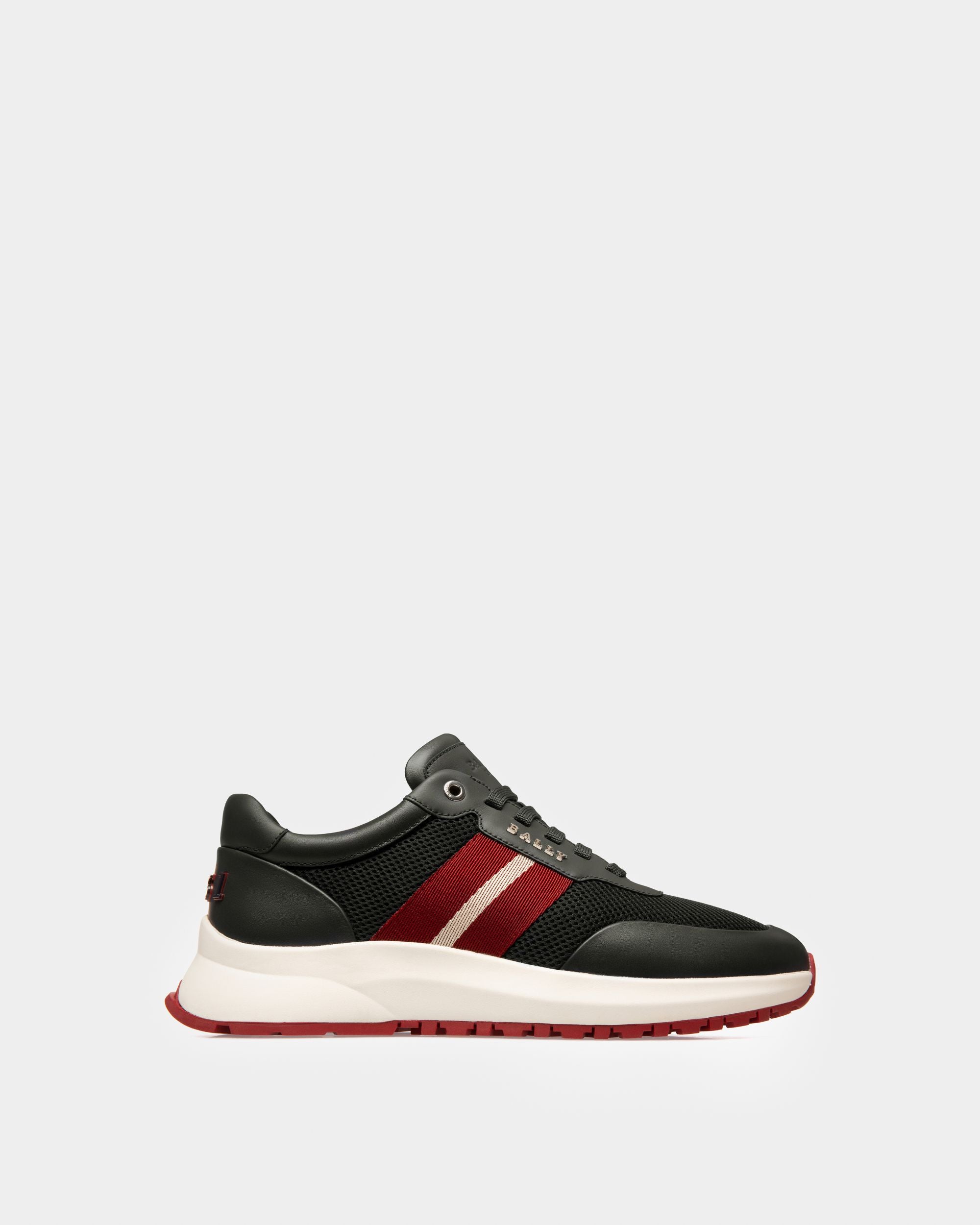 Daryn Sneaker Aus Netzstoff Und Leder In Schwarz - Herren - Bally - 01