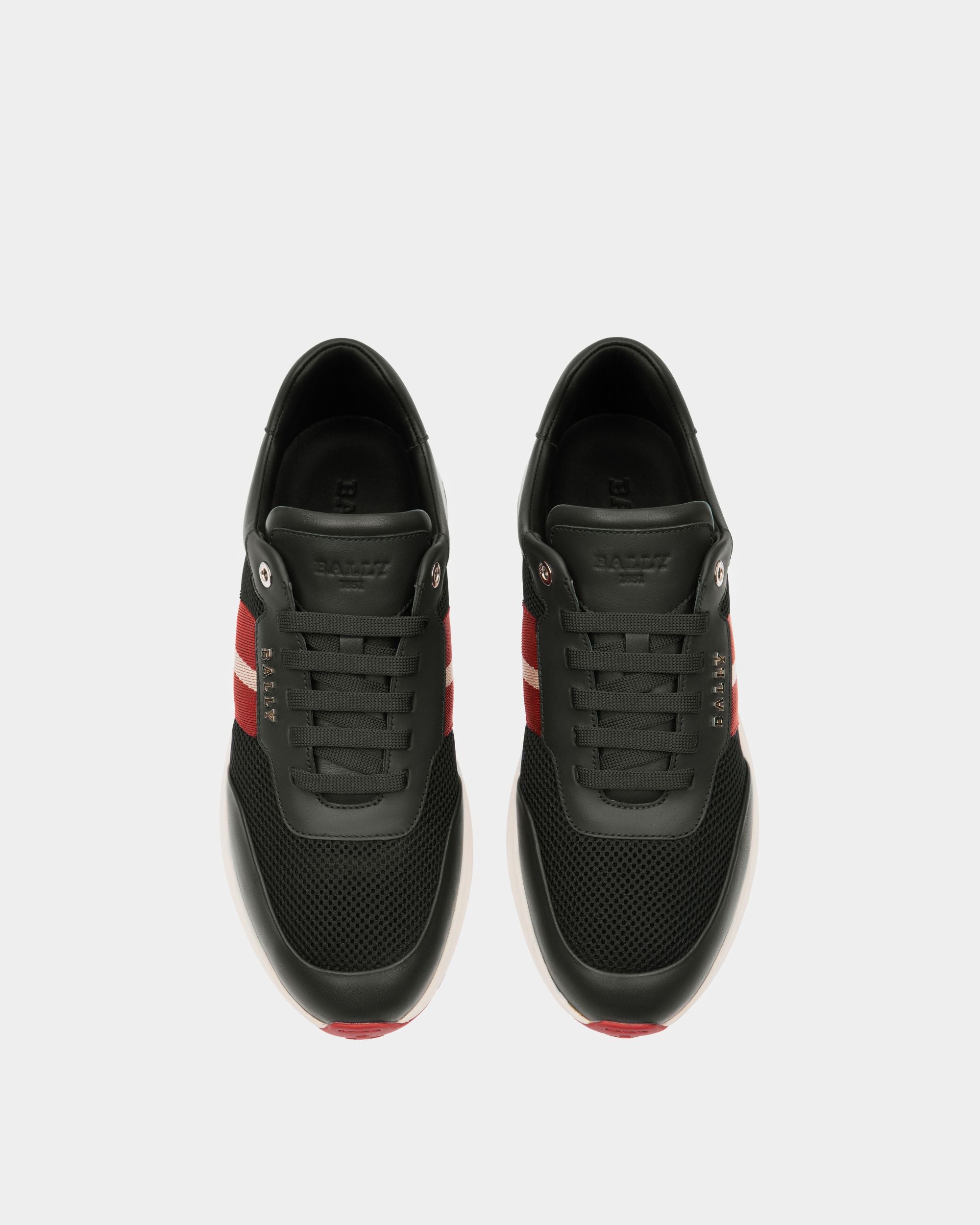 Daryn Sneaker Aus Netzstoff Und Leder In Schwarz - Herren - Bally - 02
