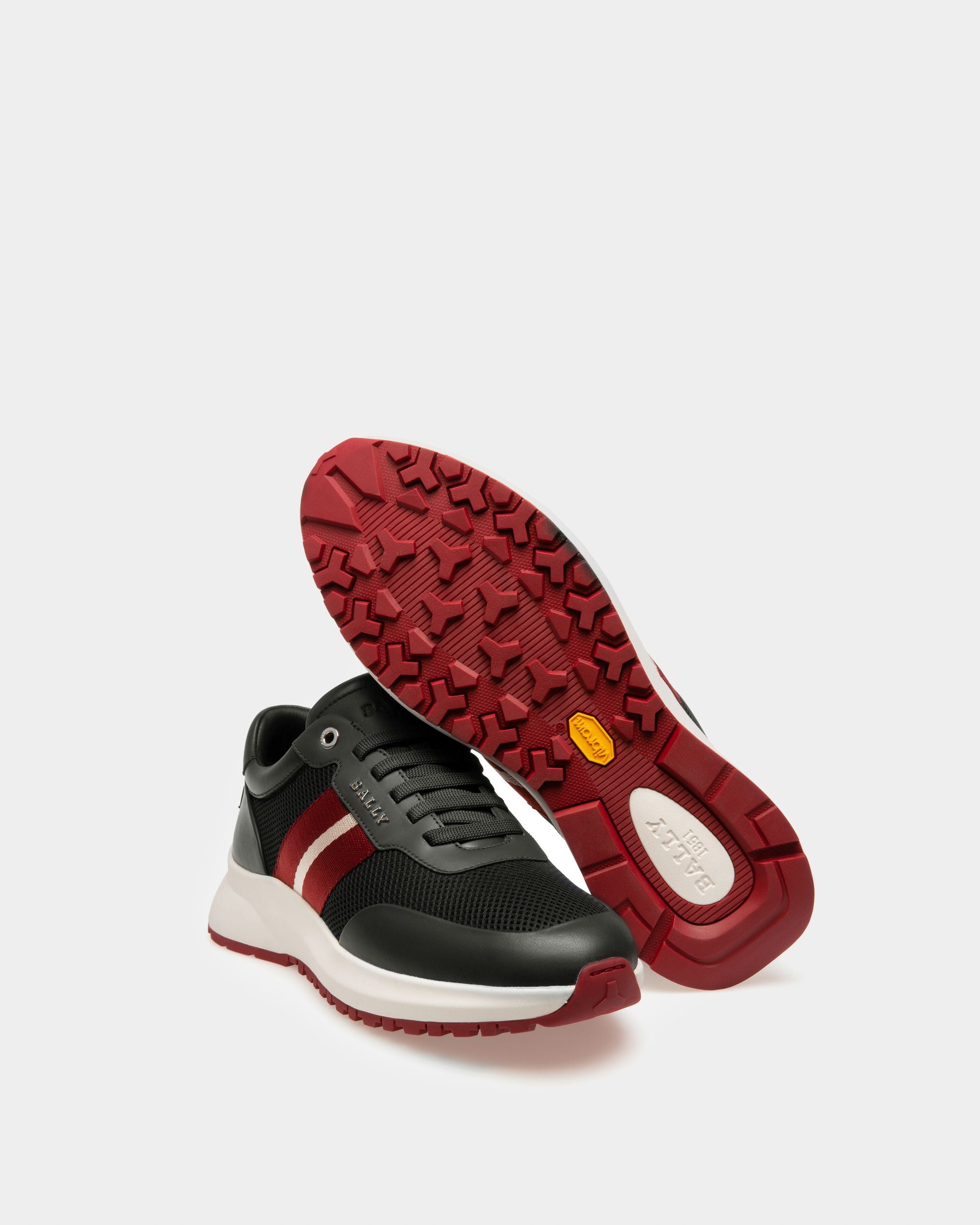 Daryn Sneaker Aus Netzstoff Und Leder In Schwarz - Herren - Bally - 04