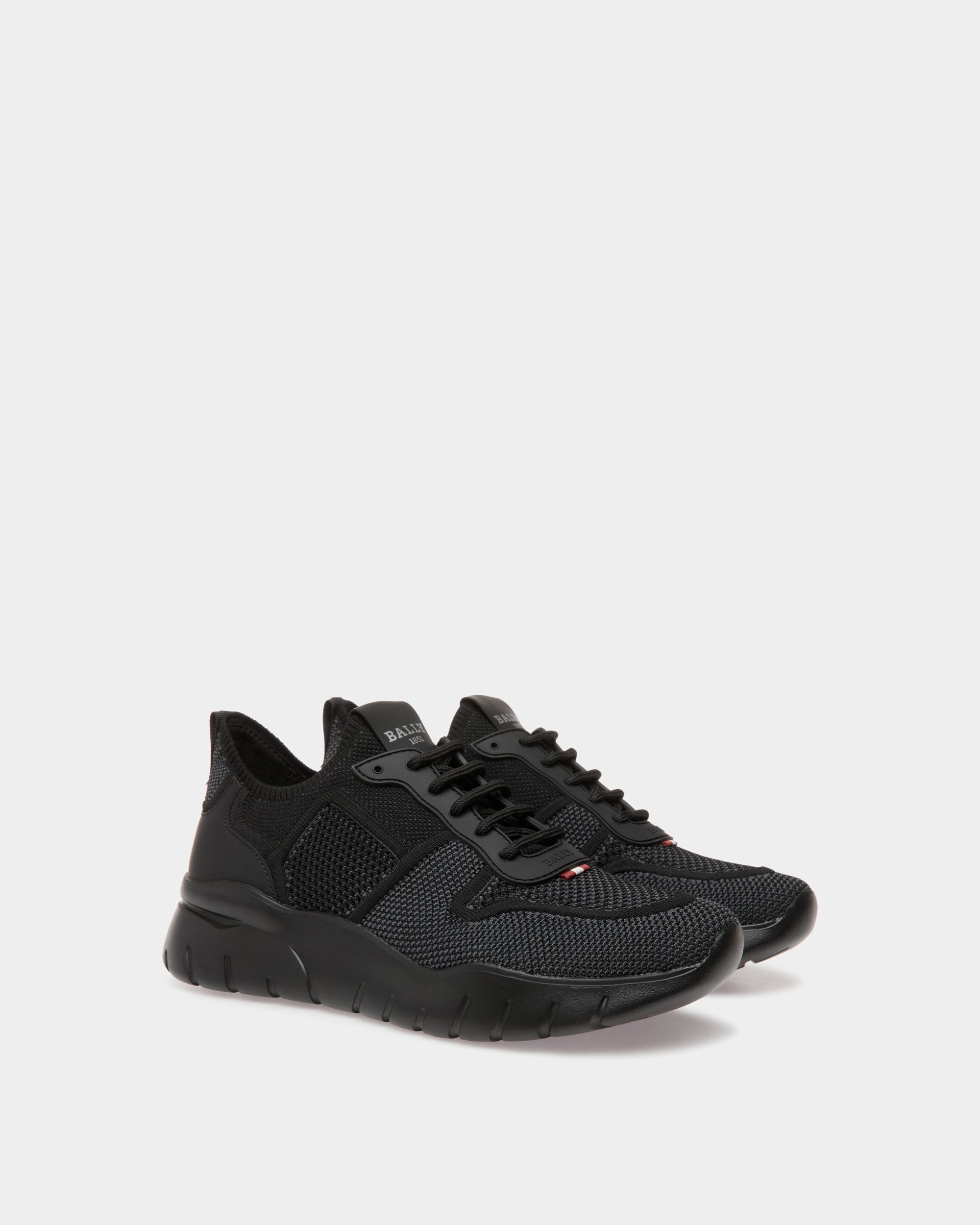 Sneaker In Black Mix Polyester - Herren - Bally - 02