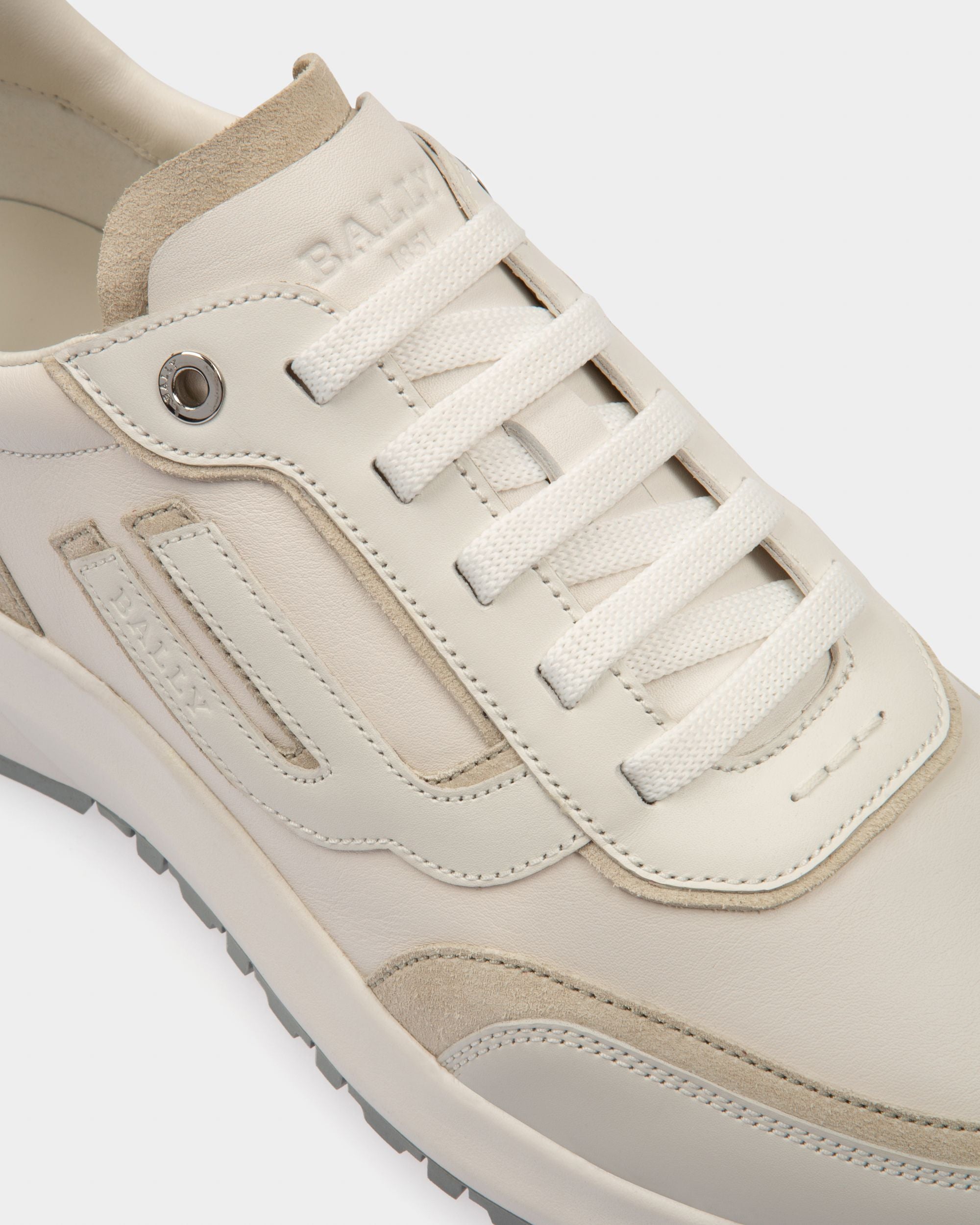 Demmy Sneaker Aus Weissem Leder - Herren - Bally - 06
