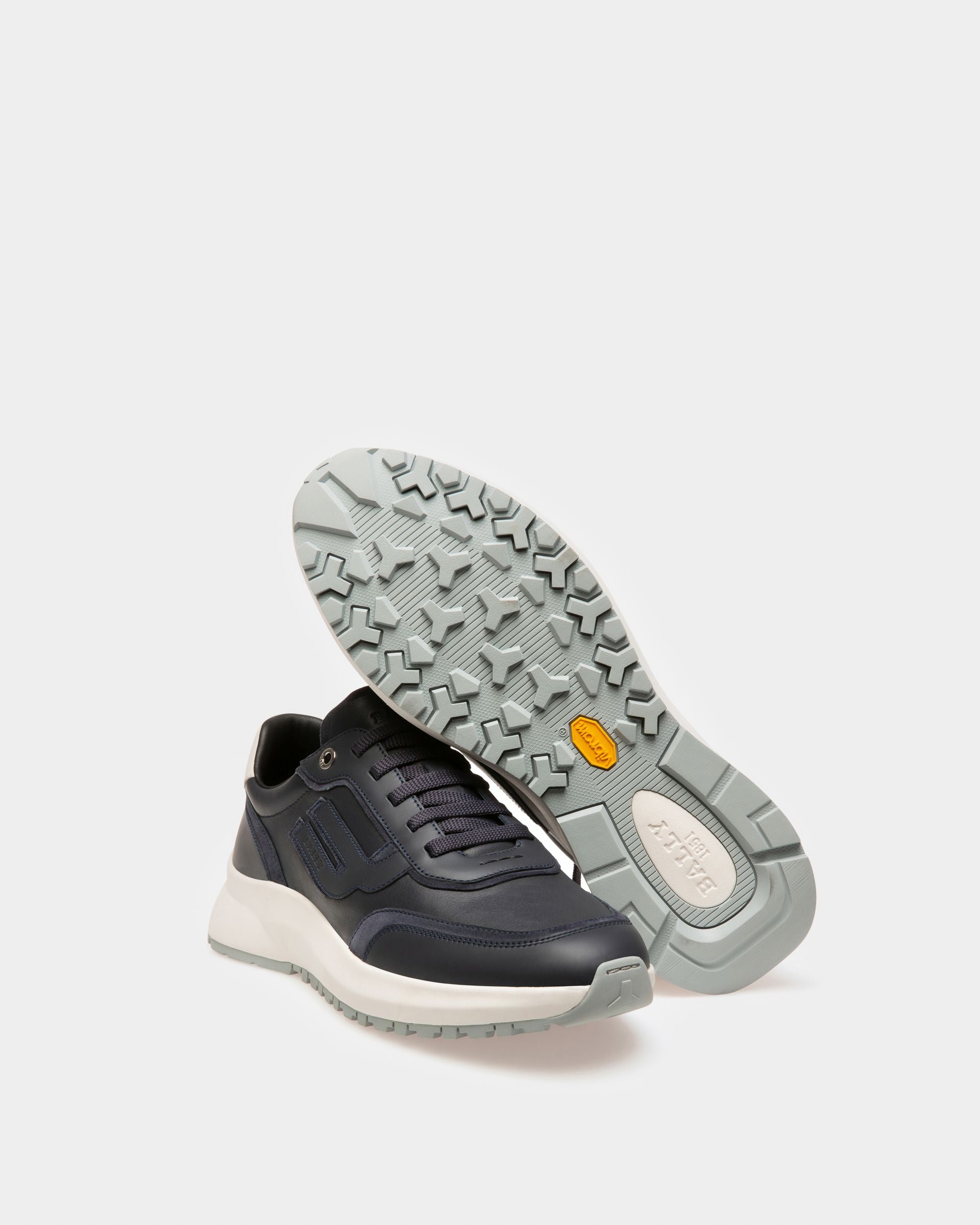 Demmy Sneaker Aus Marineblauem Leder - Herren - Bally - 04