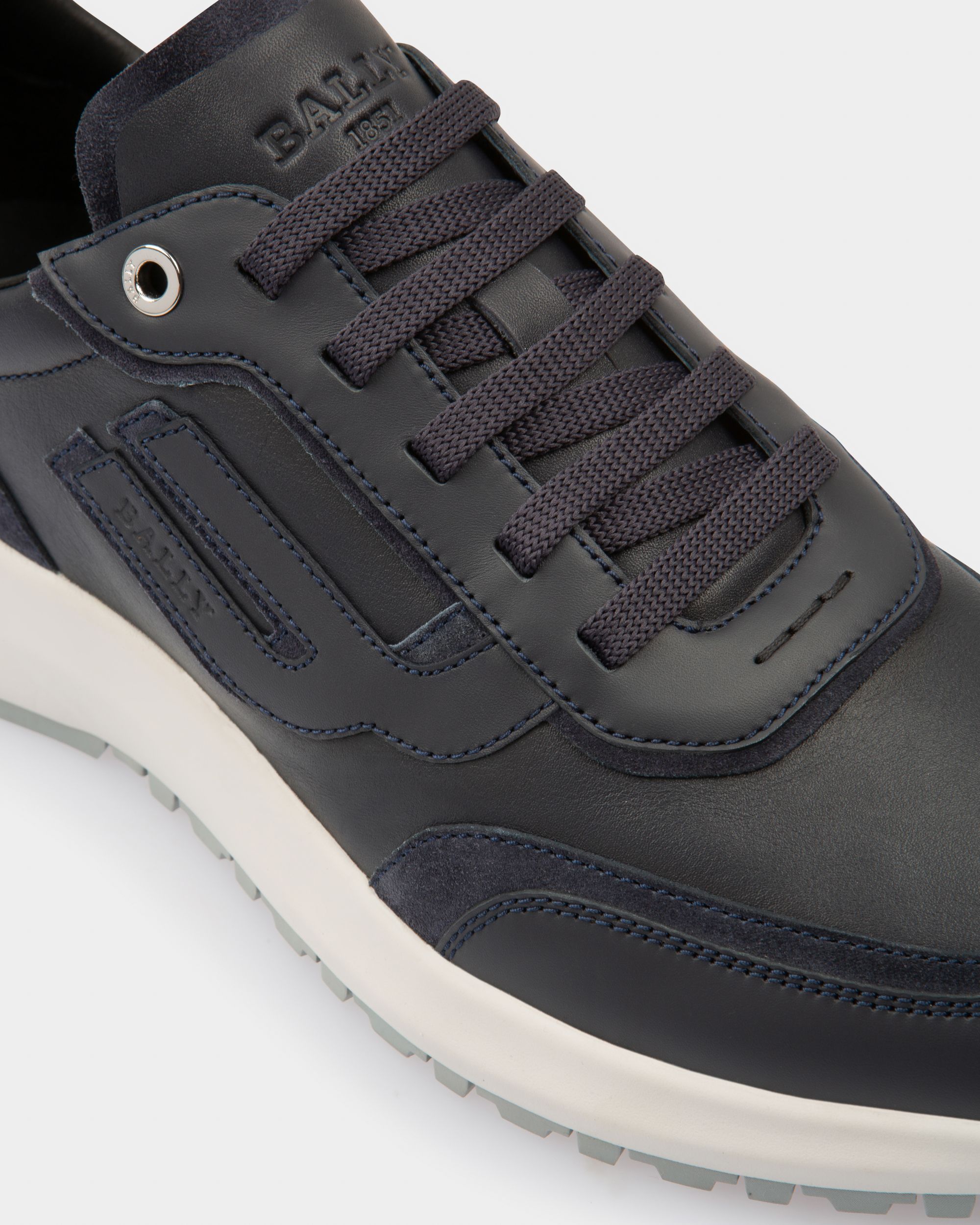 Demmy Sneaker Aus Marineblauem Leder - Herren - Bally - 05