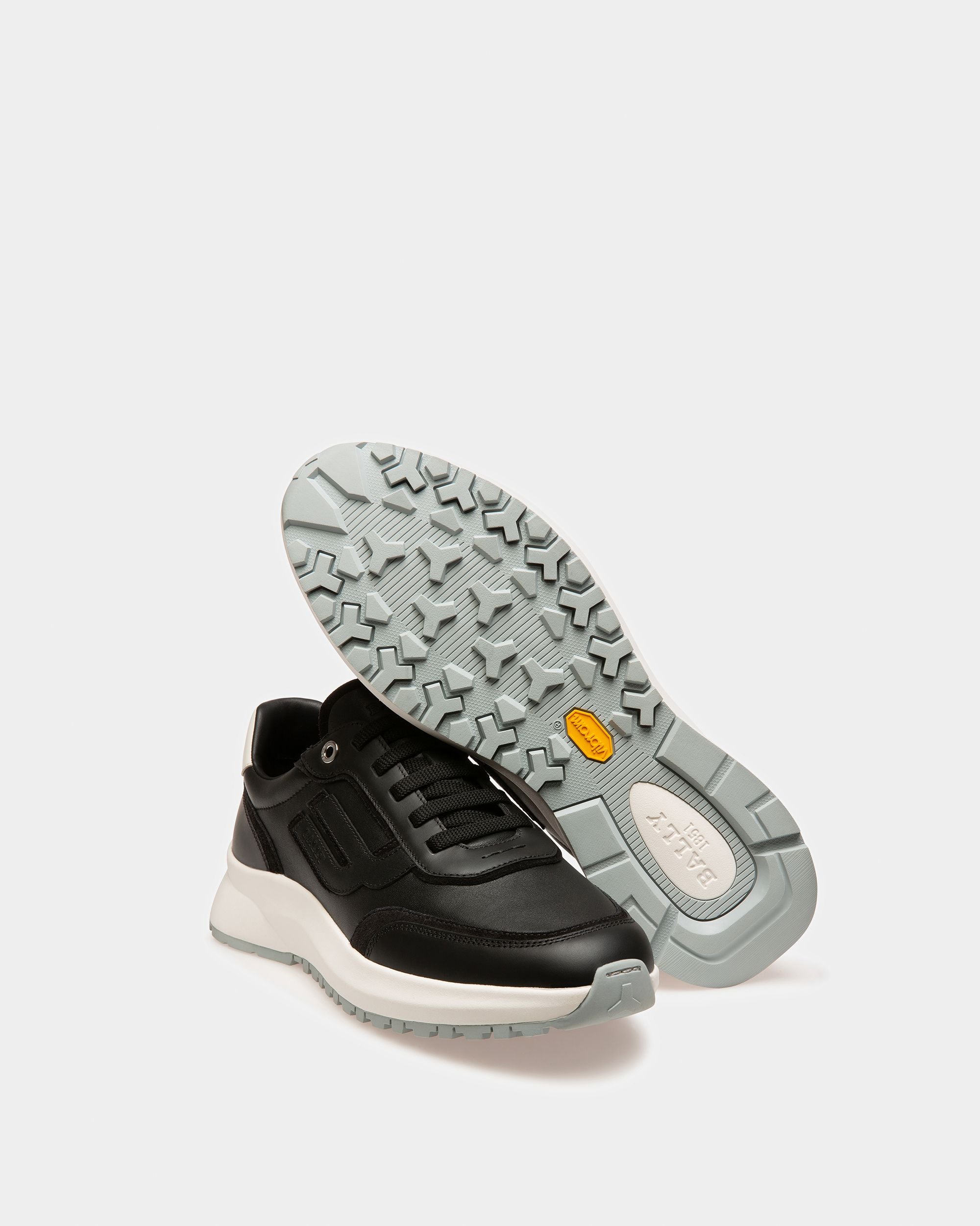 Demmy Sneaker Aus Schwarzem Leder - Herren - Bally - 04