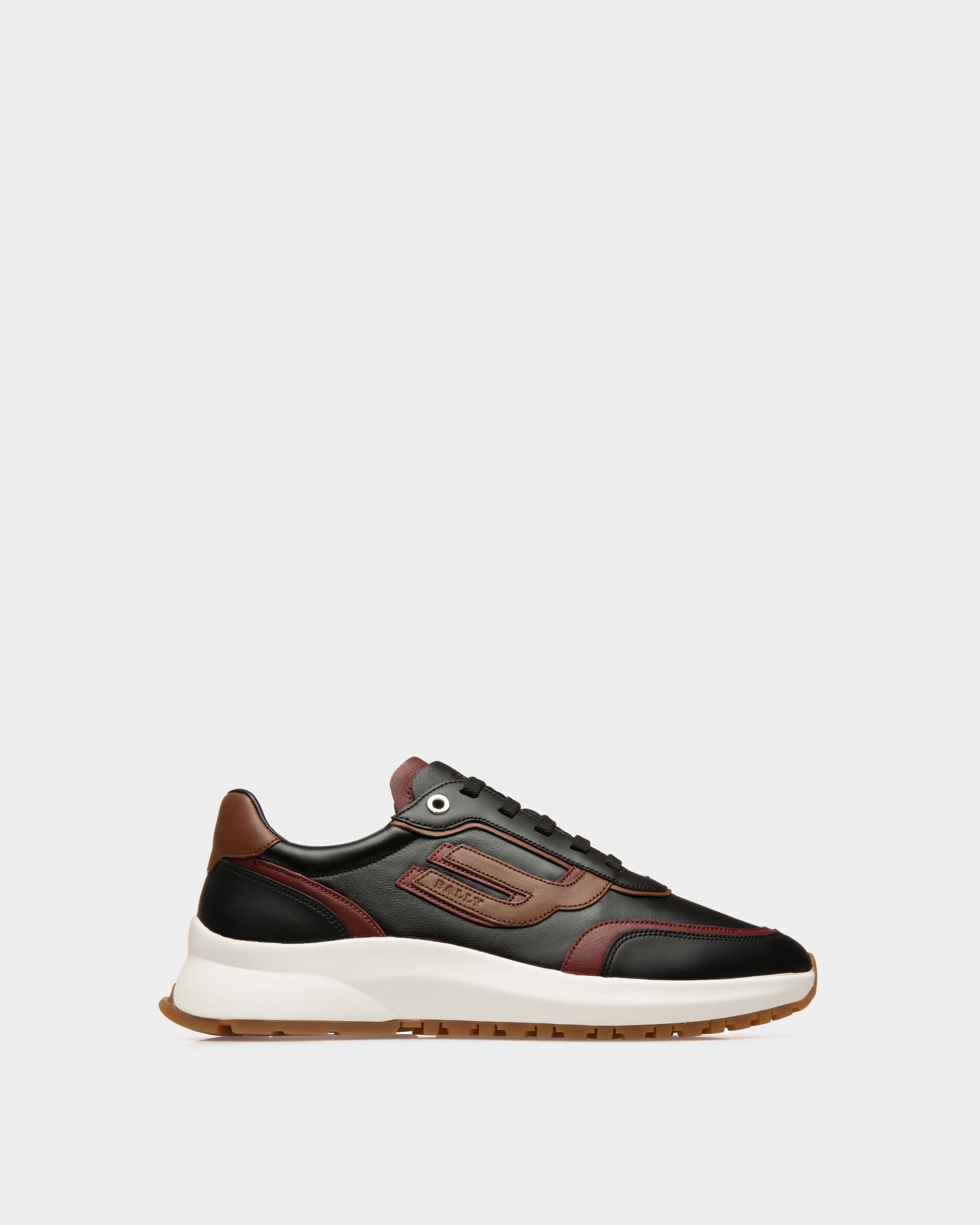 Outline Sneaker In Black Leather - Herren - Bally - 01