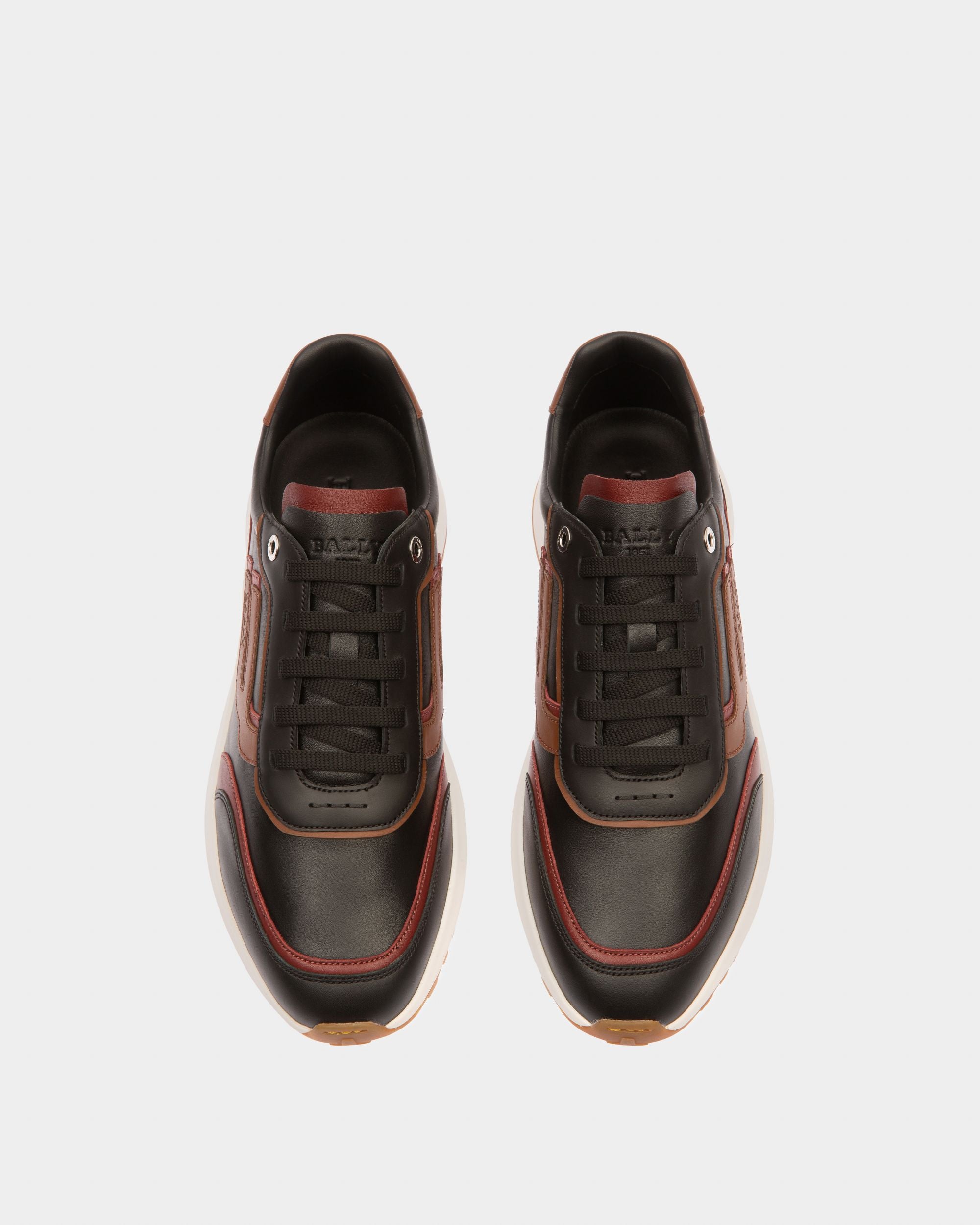 Outline Sneaker In Black Leather - Herren - Bally - 02