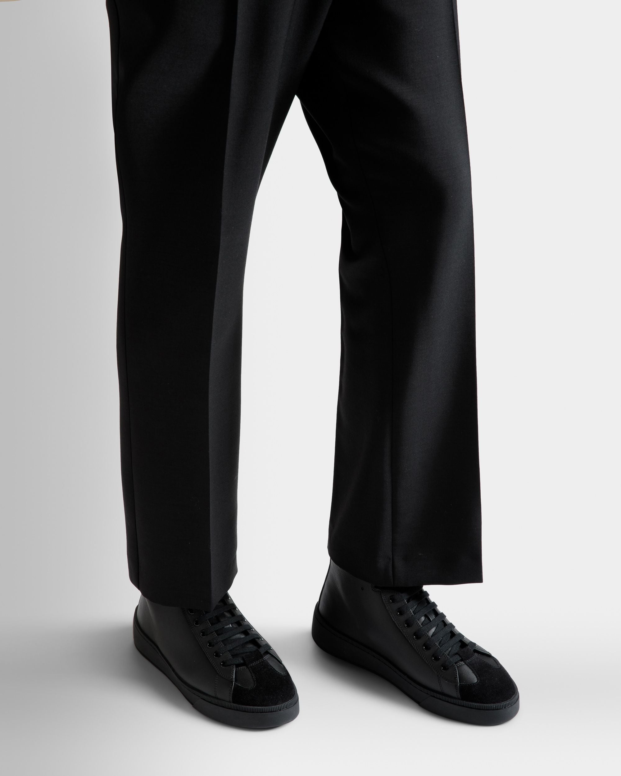 Raise Sneaker Aus Leder in Schwarz und mit Pythonprägung - Herren - Bally - 02