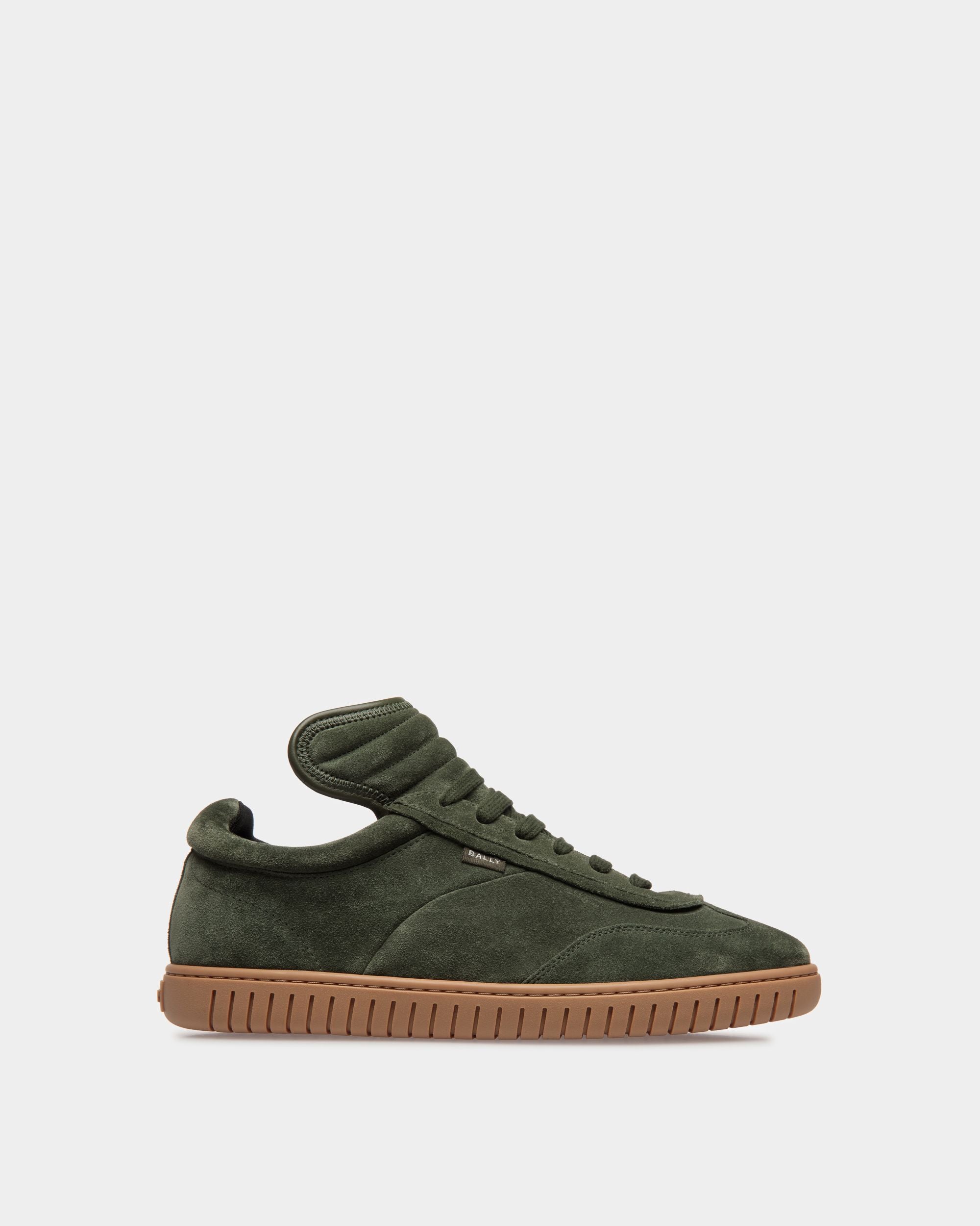 Player Sneaker Aus Grünem Und Bernsteinfarbenem Leder - Herren - Bally - 01