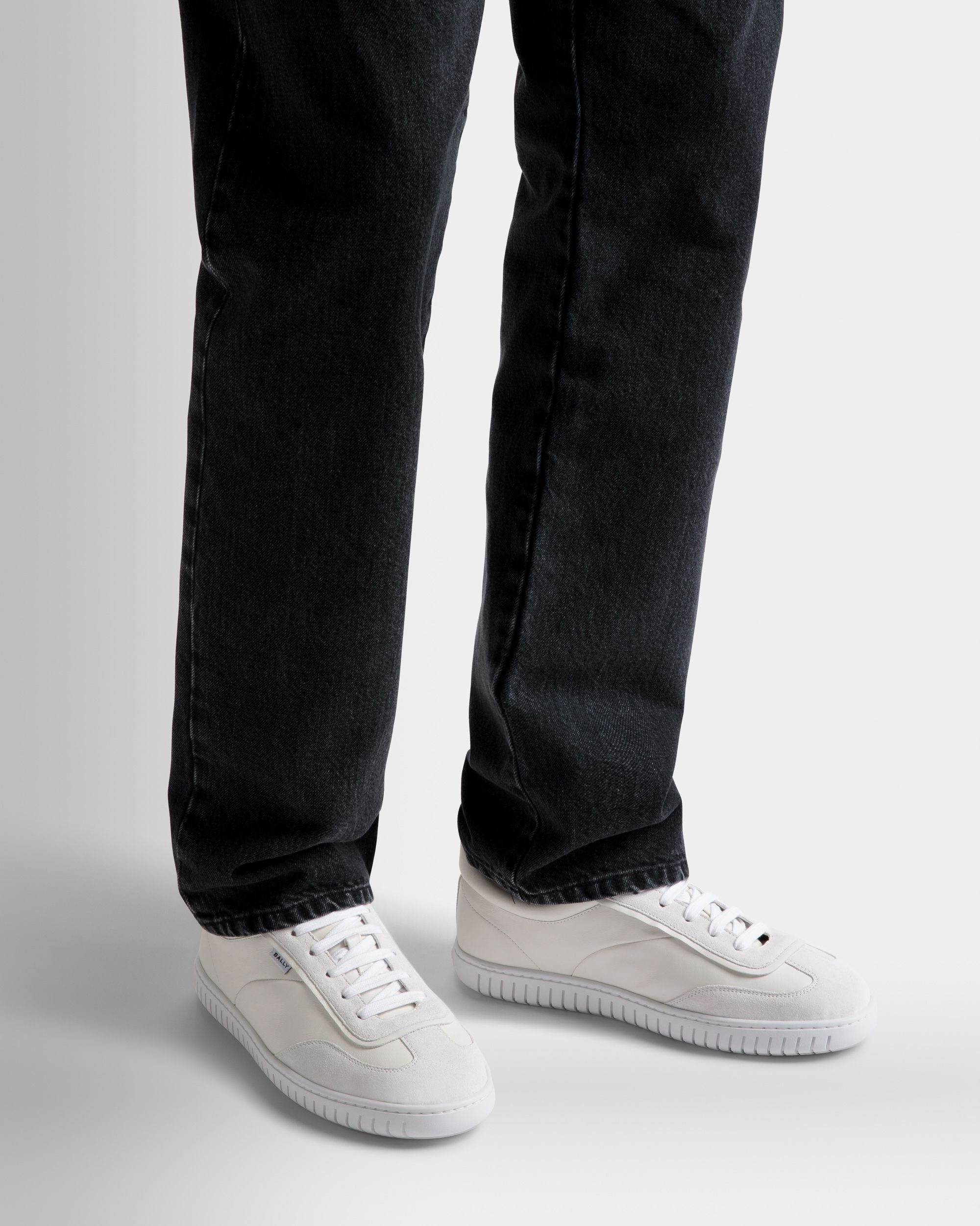 Player Sneaker Aus Weißem Leder - Herren - Bally - 02