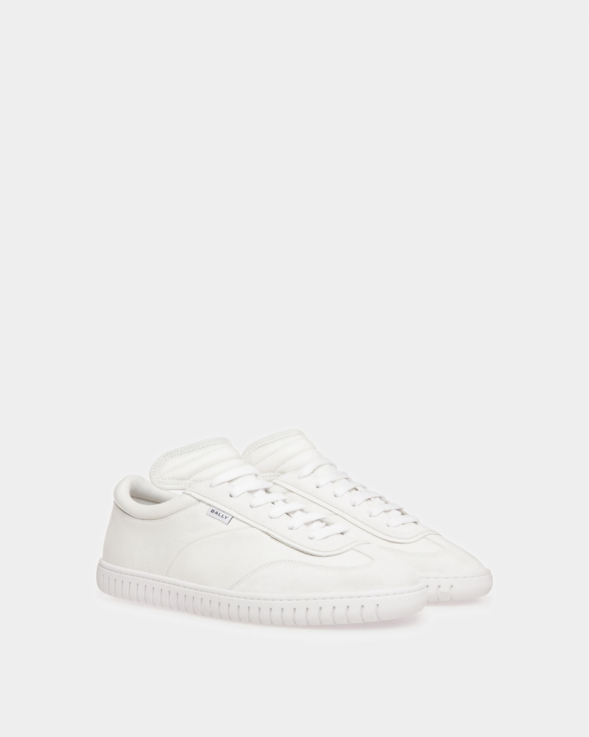 Player Sneaker Aus Weißem Leder - Herren - Bally - 03