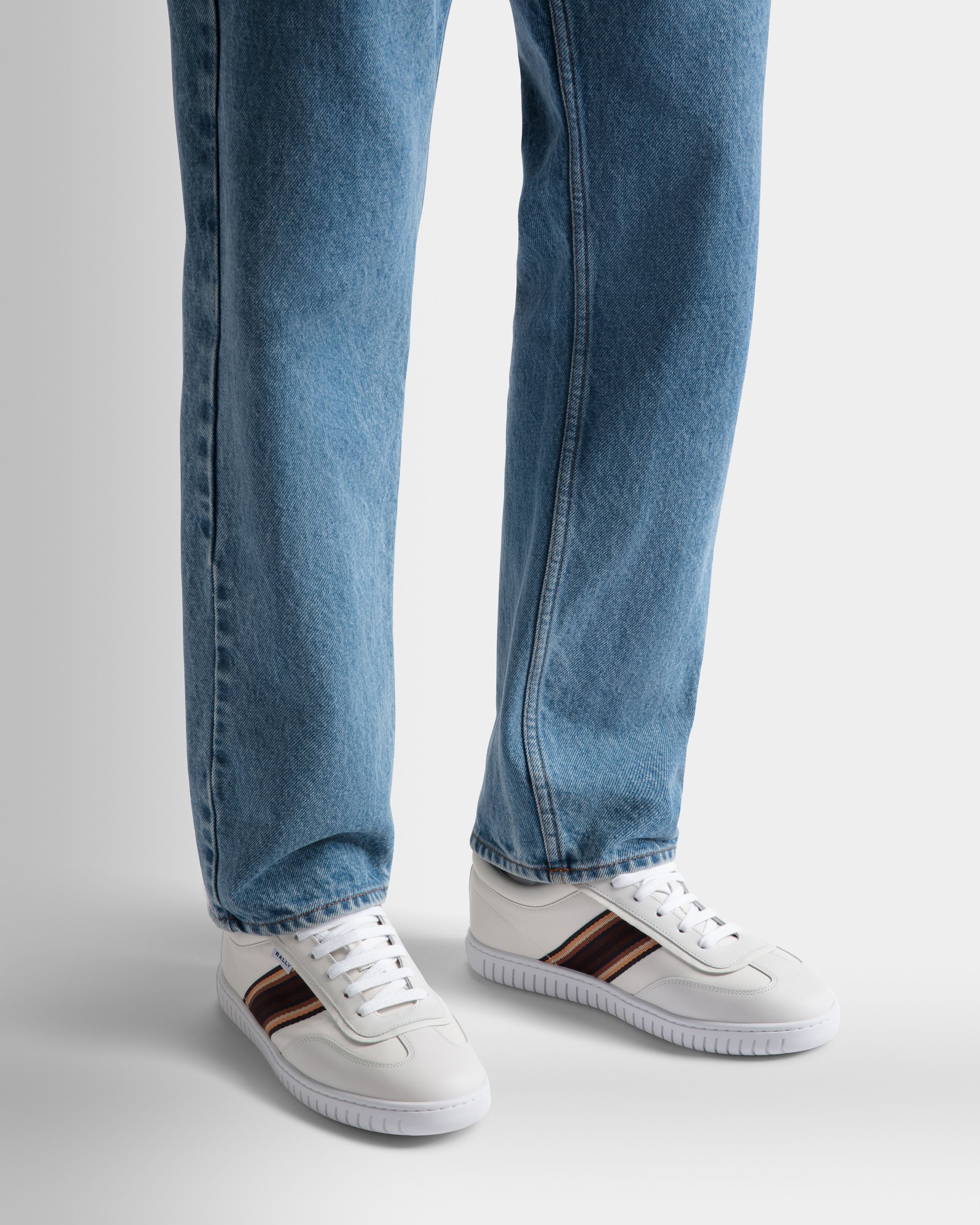 Player Sneaker Aus Leder In weiße - Herren - Bally - 02