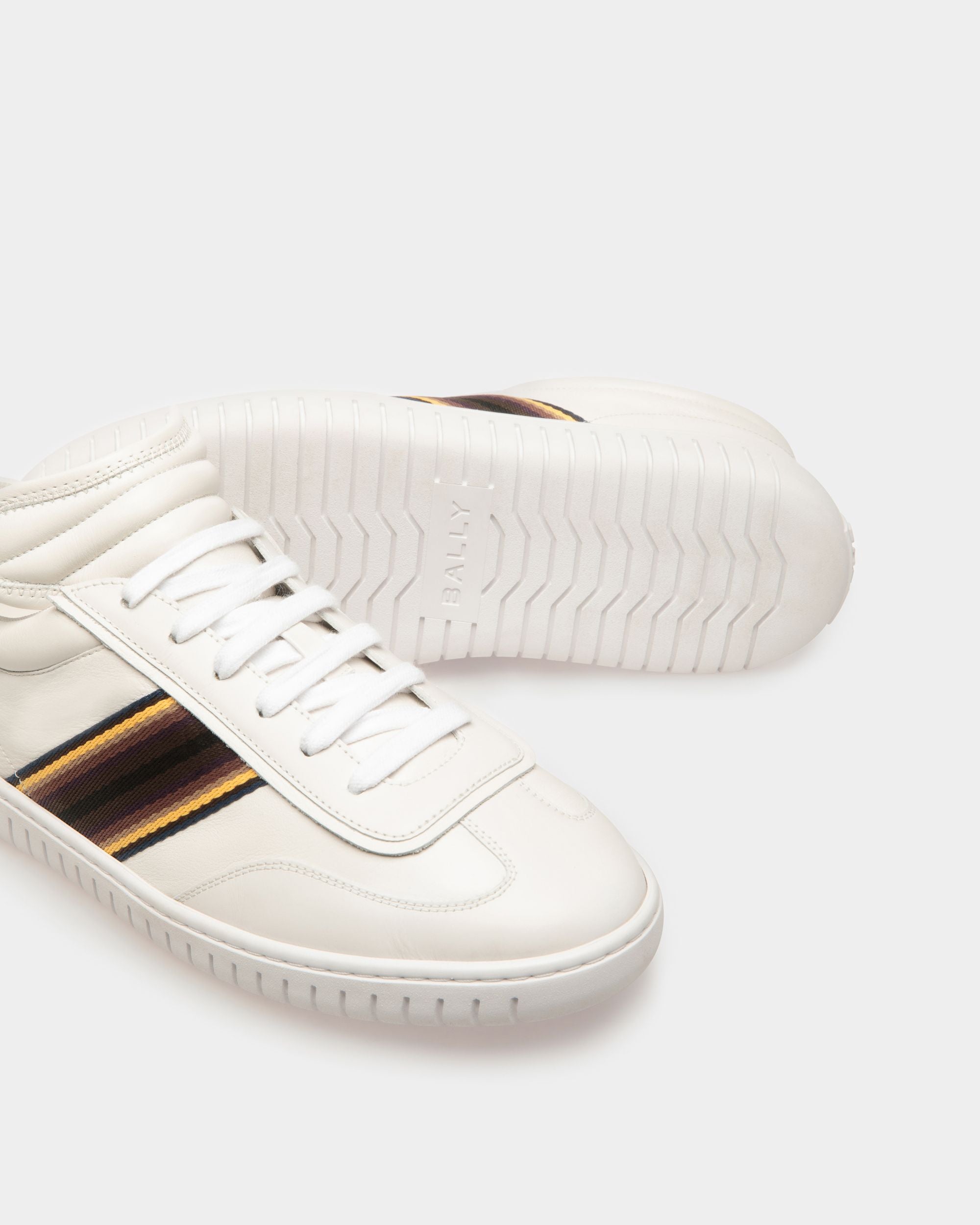 Player Sneaker Aus Leder In weiße - Herren - Bally - 05