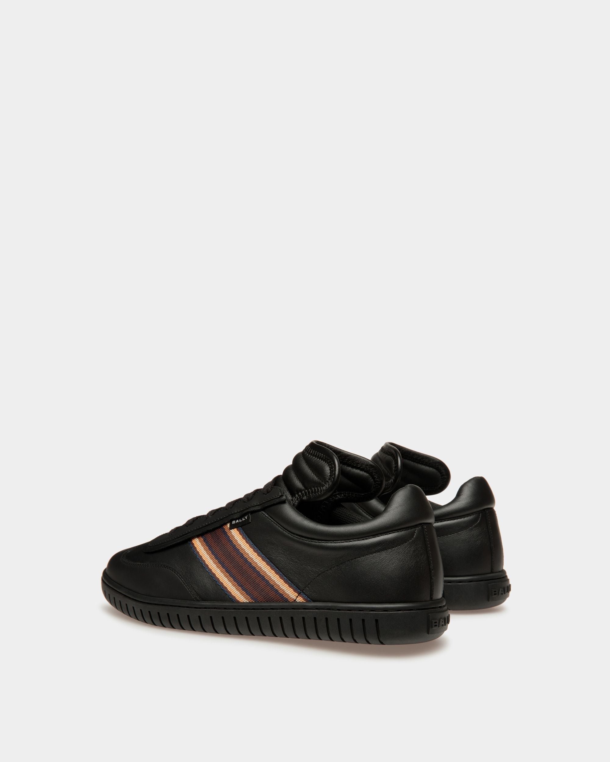Player Sneaker Aus Leder In Schwarz - Herren - Bally - 03
