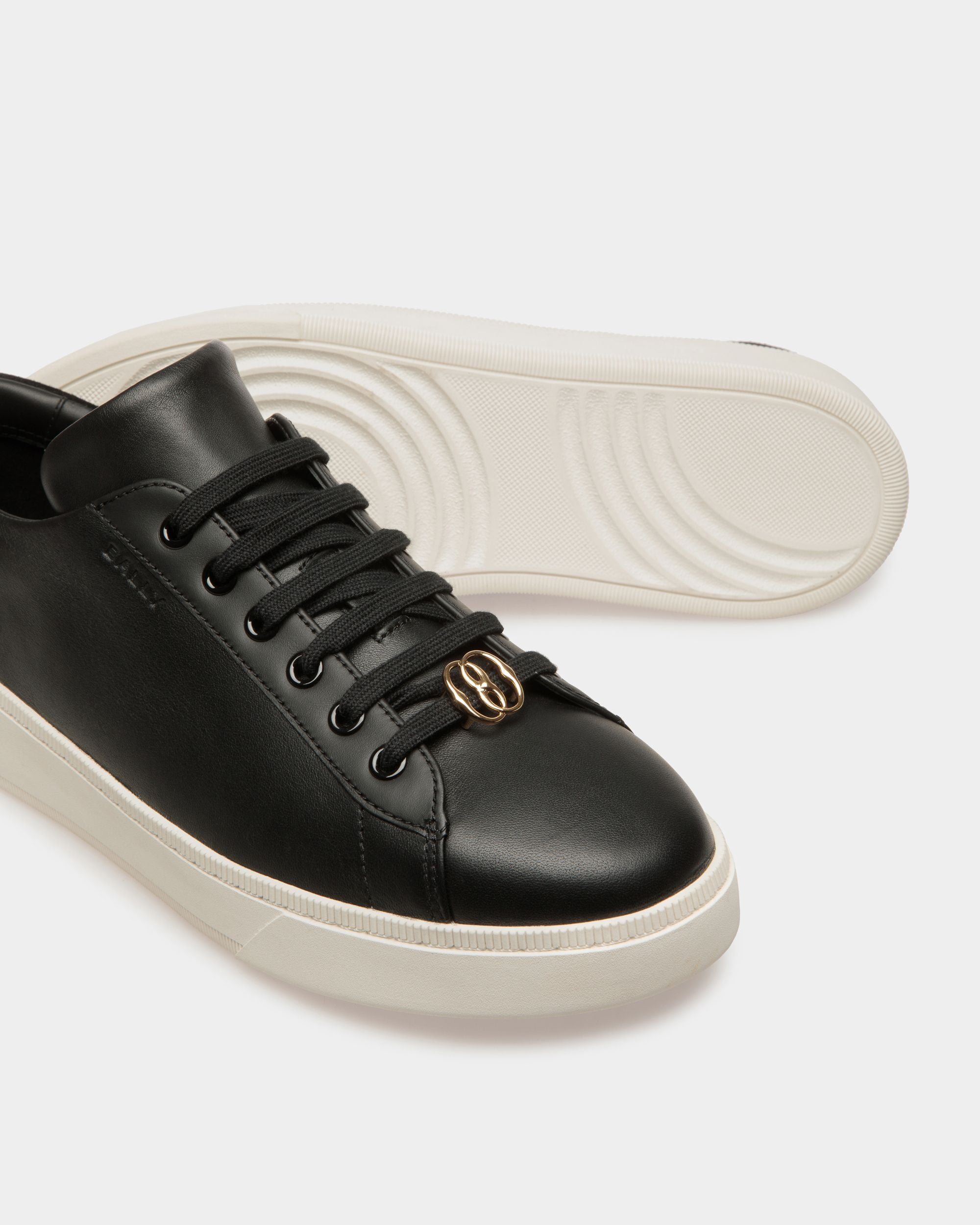 Raise Sneaker Aus schwarzem und weißem Leder - Herren - Bally - 04