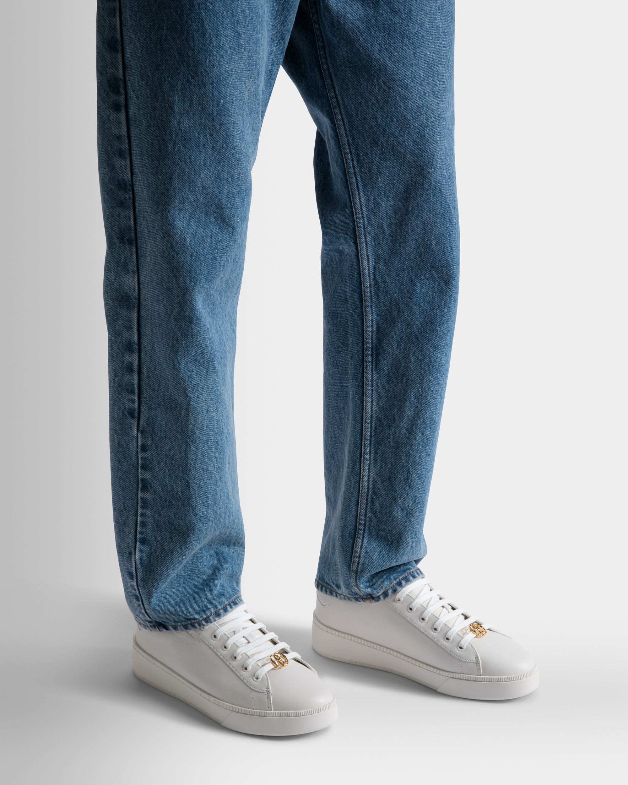 Raise Sneaker Aus weißem Leder - Herren - Bally - 02