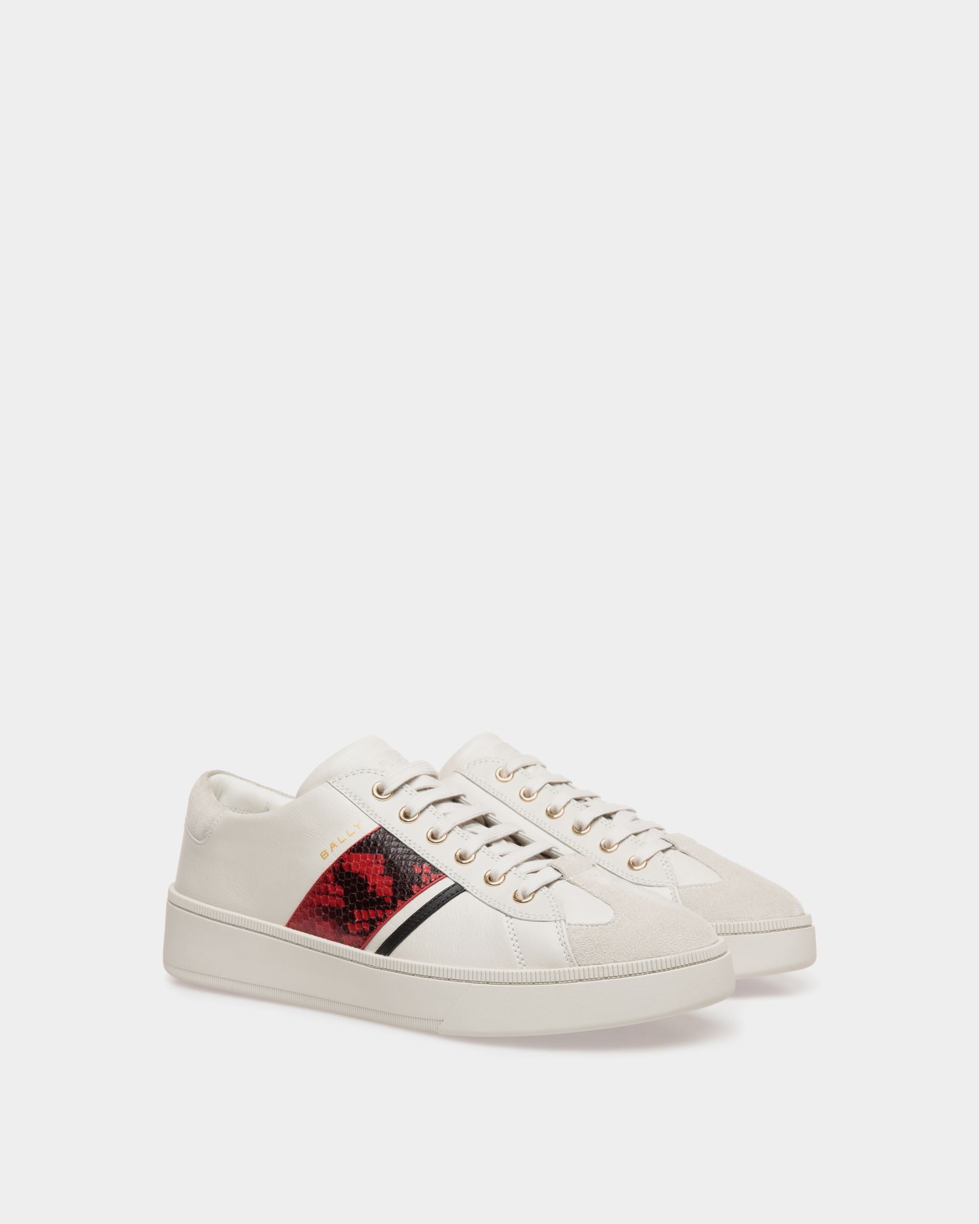 Raise Sneaker In White Leather - Herren - Bally - 02