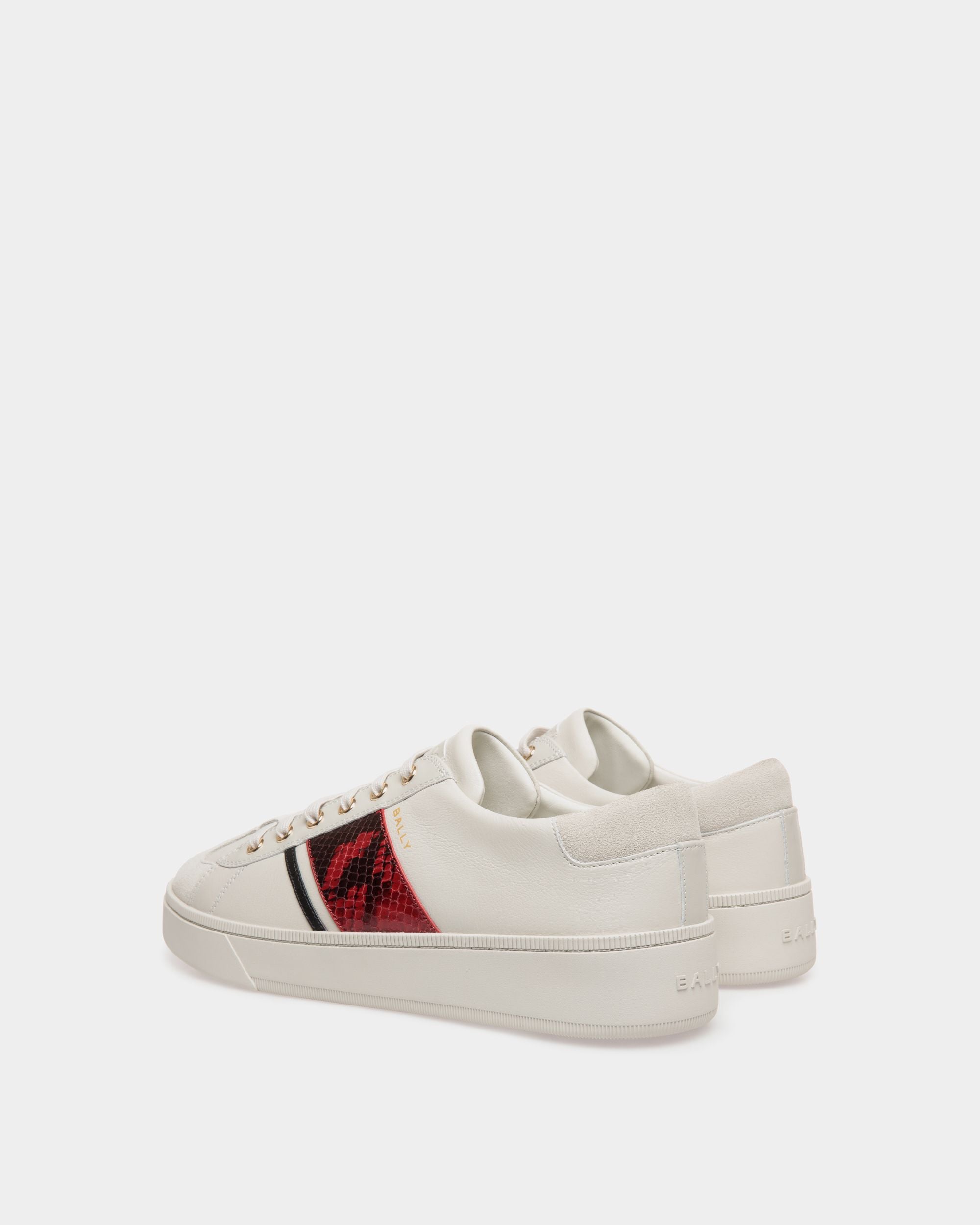 Raise Sneaker In White Leather - Herren - Bally - 03