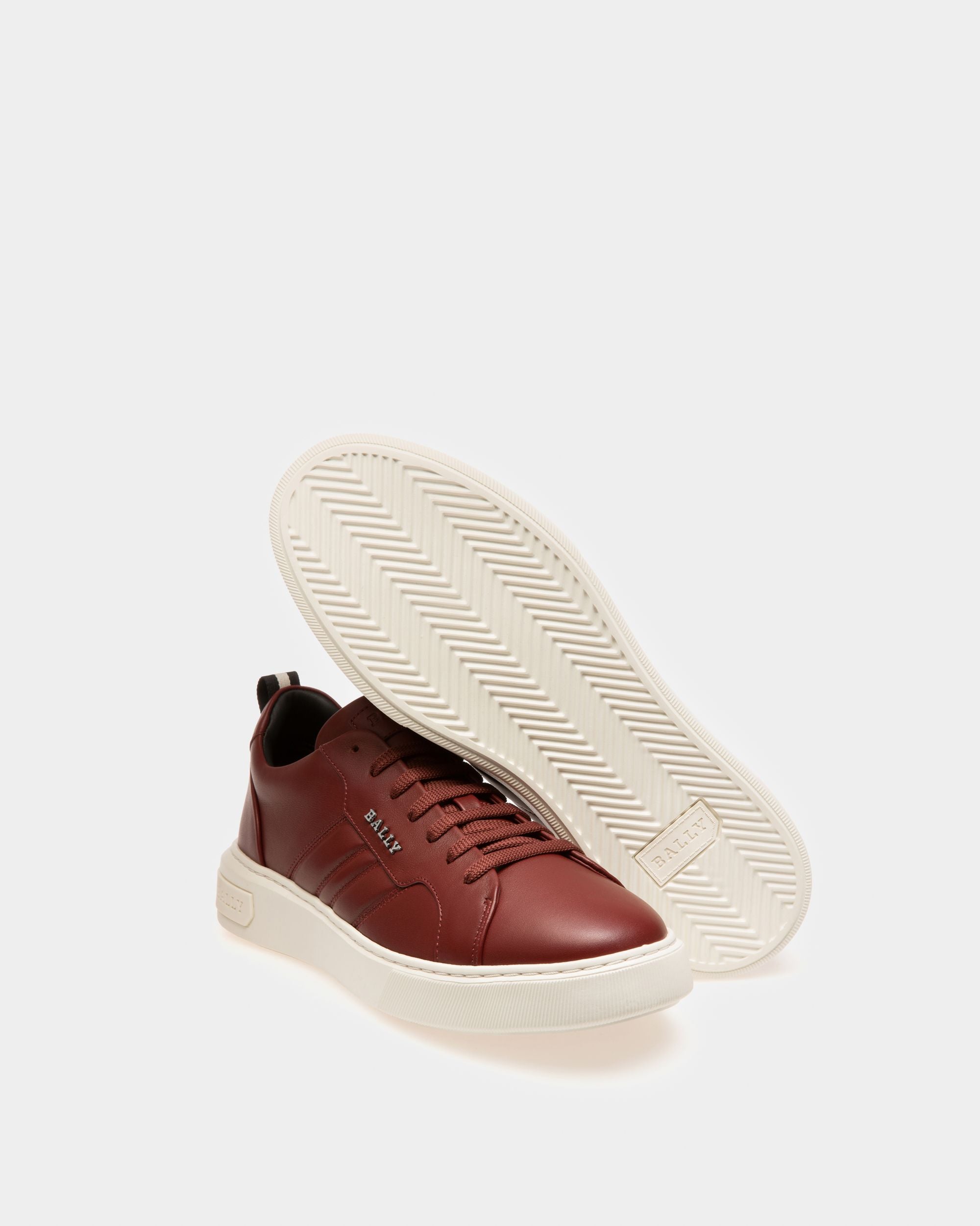 Maxim Sneaker Aus Traditionsrotem Leder - Herren - Bally - 04