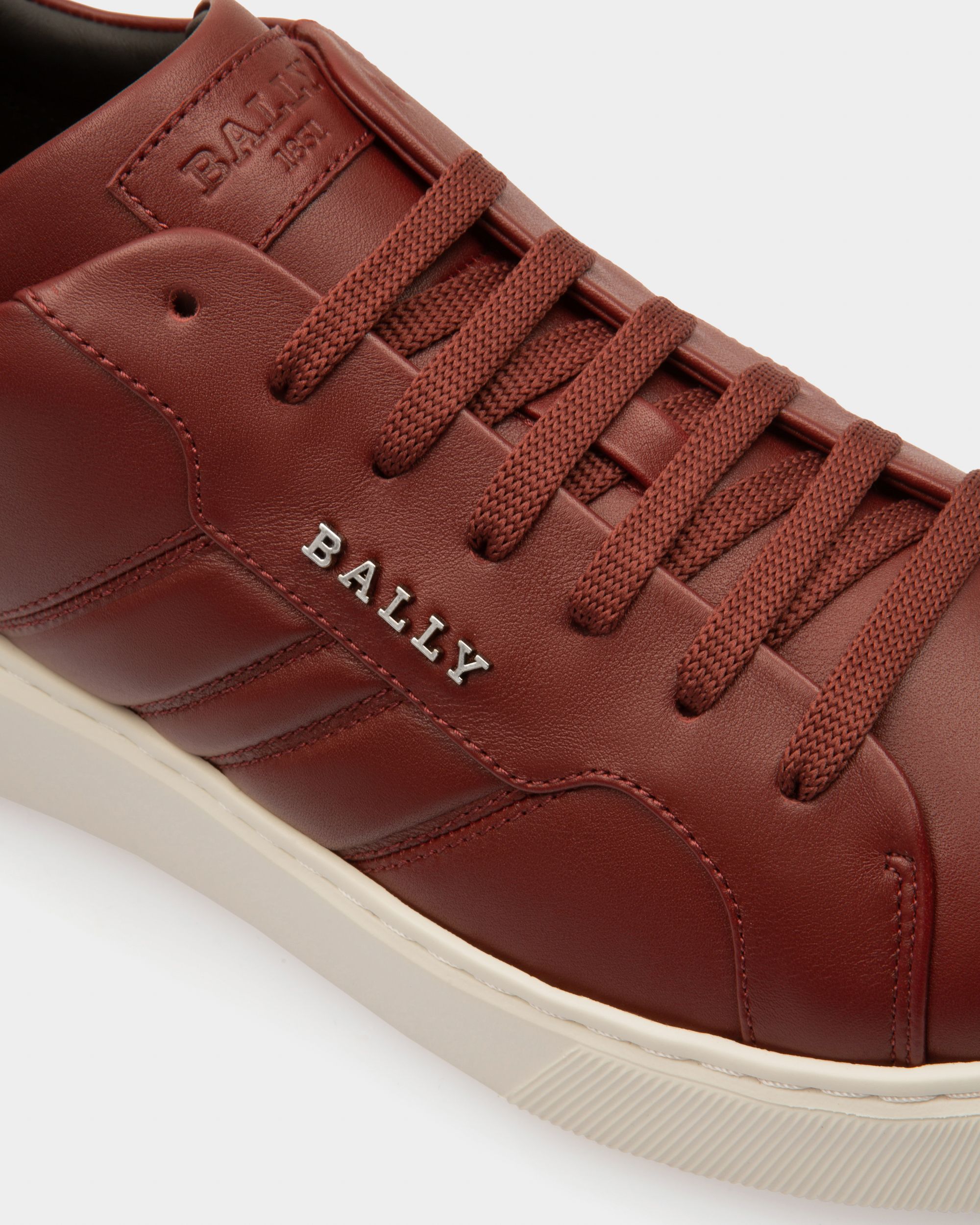 Maxim Sneaker Aus Traditionsrotem Leder - Herren - Bally - 05