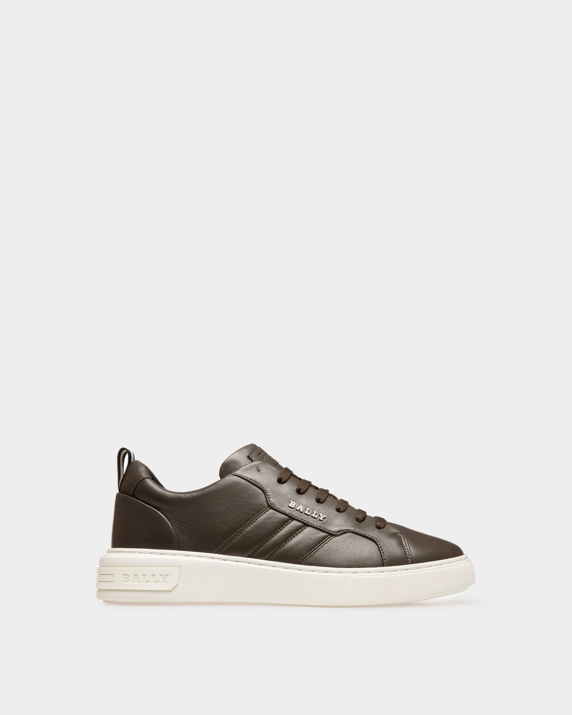 Maxim Sneaker Aus Dunkelgrauem Leder - Herren - Bally - 01