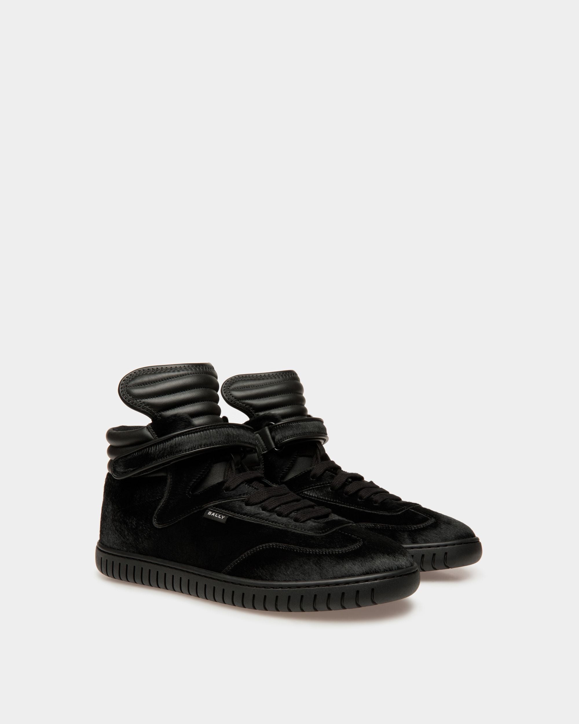 Player Sneaker Aus Leder In Schwarz - Herren - Bally - 02