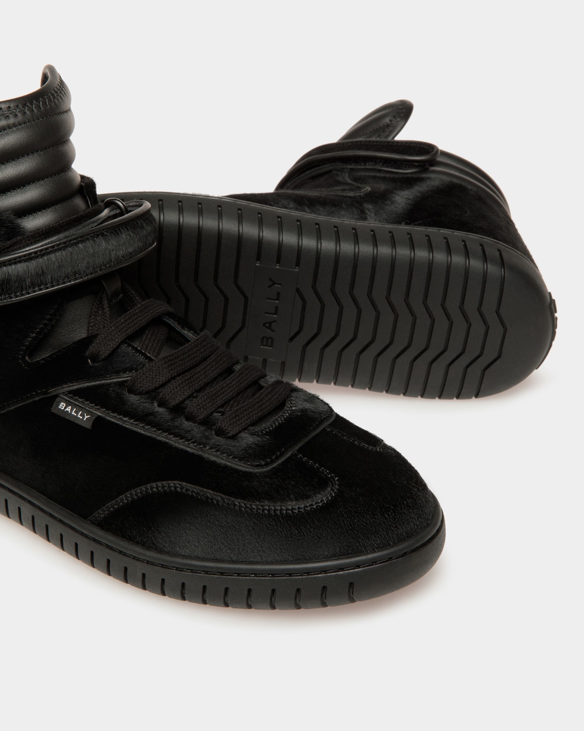 Player Sneaker Aus Leder In Schwarz - Herren - Bally - 04