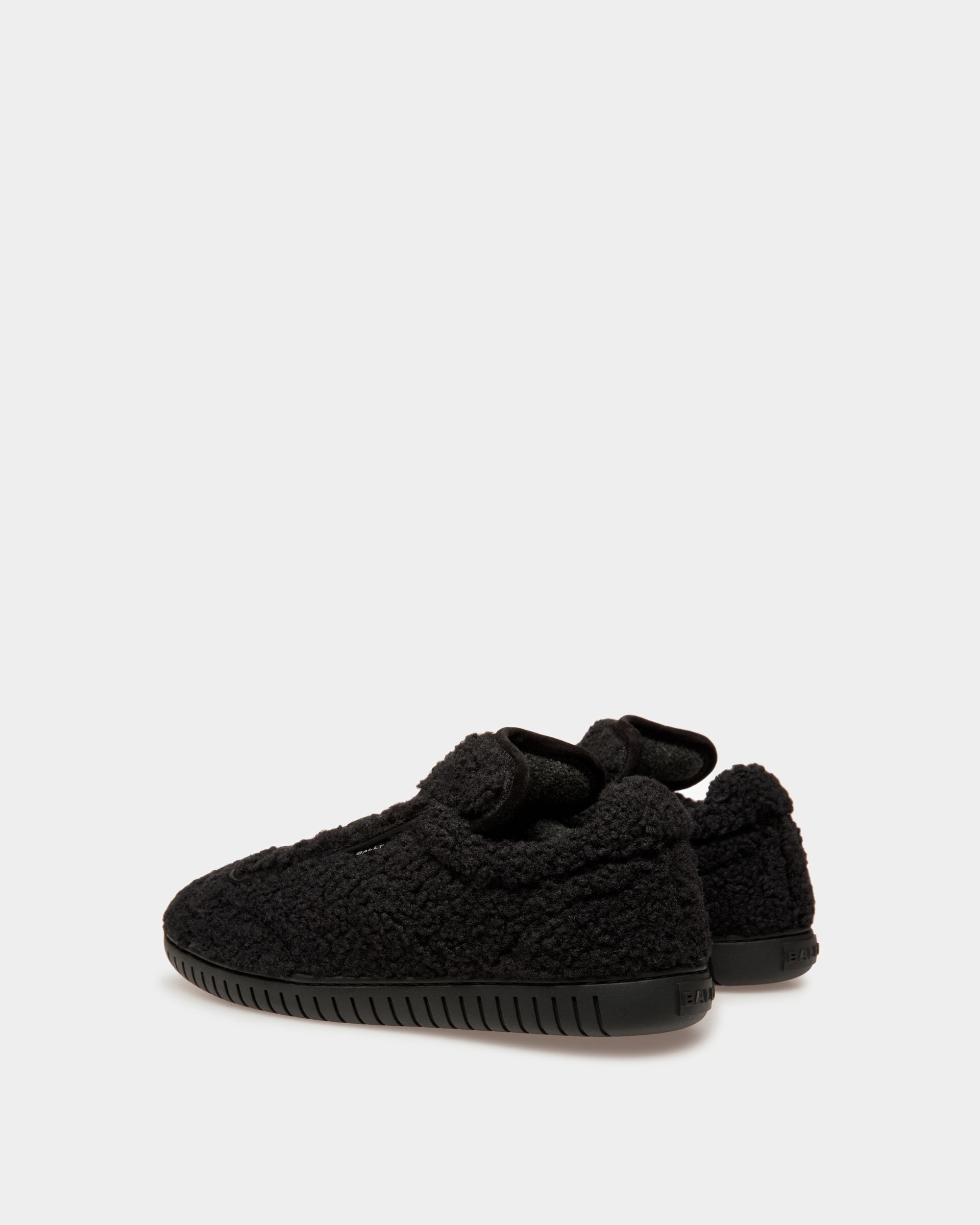 Player Sneaker Aus Schwarzem Kunstfell - Herren - Bally - 03