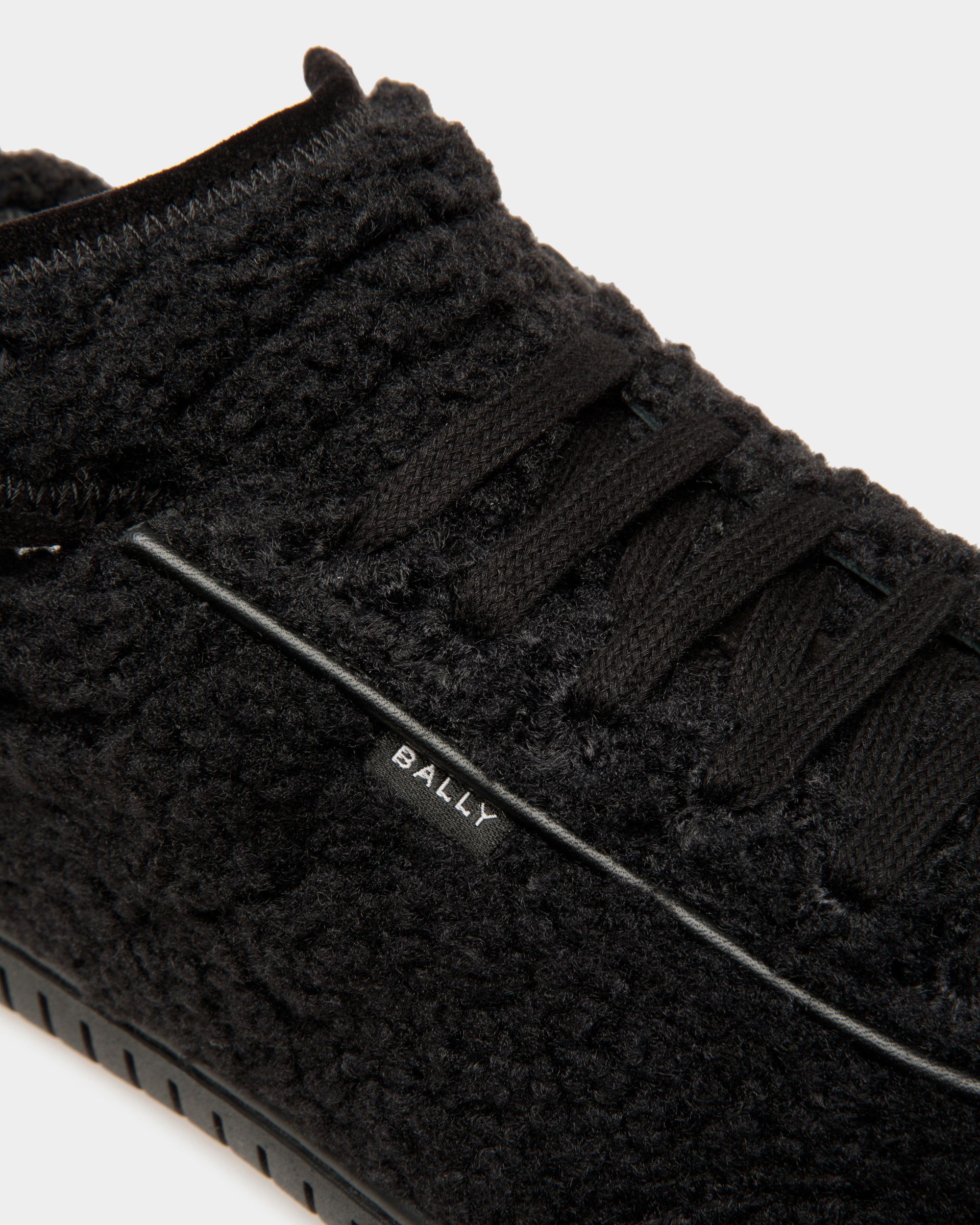 Player Sneaker Aus Schwarzem Kunstfell - Herren - Bally - 05