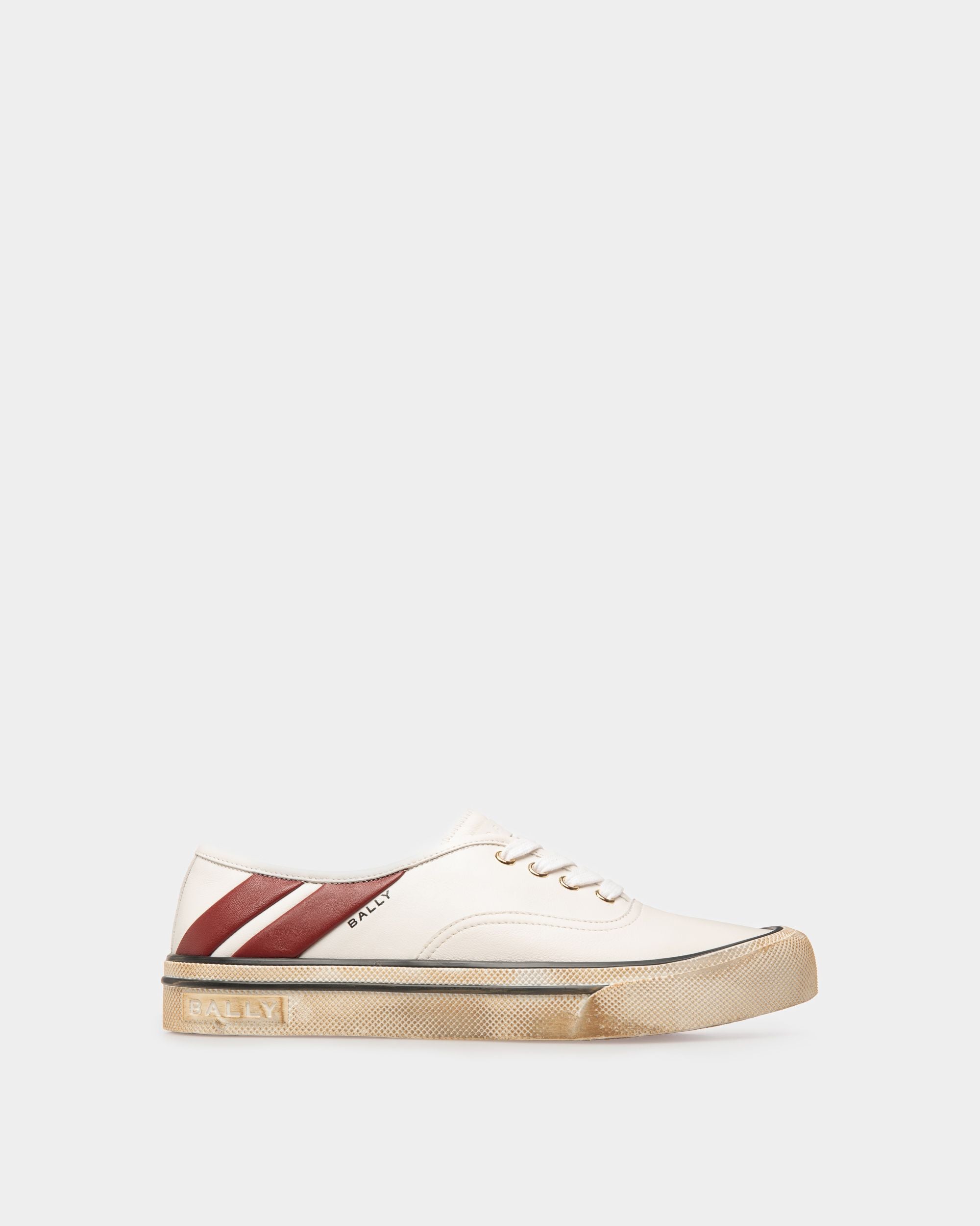 Santa Ana Sneaker In White Leather - Herren - Bally - 01