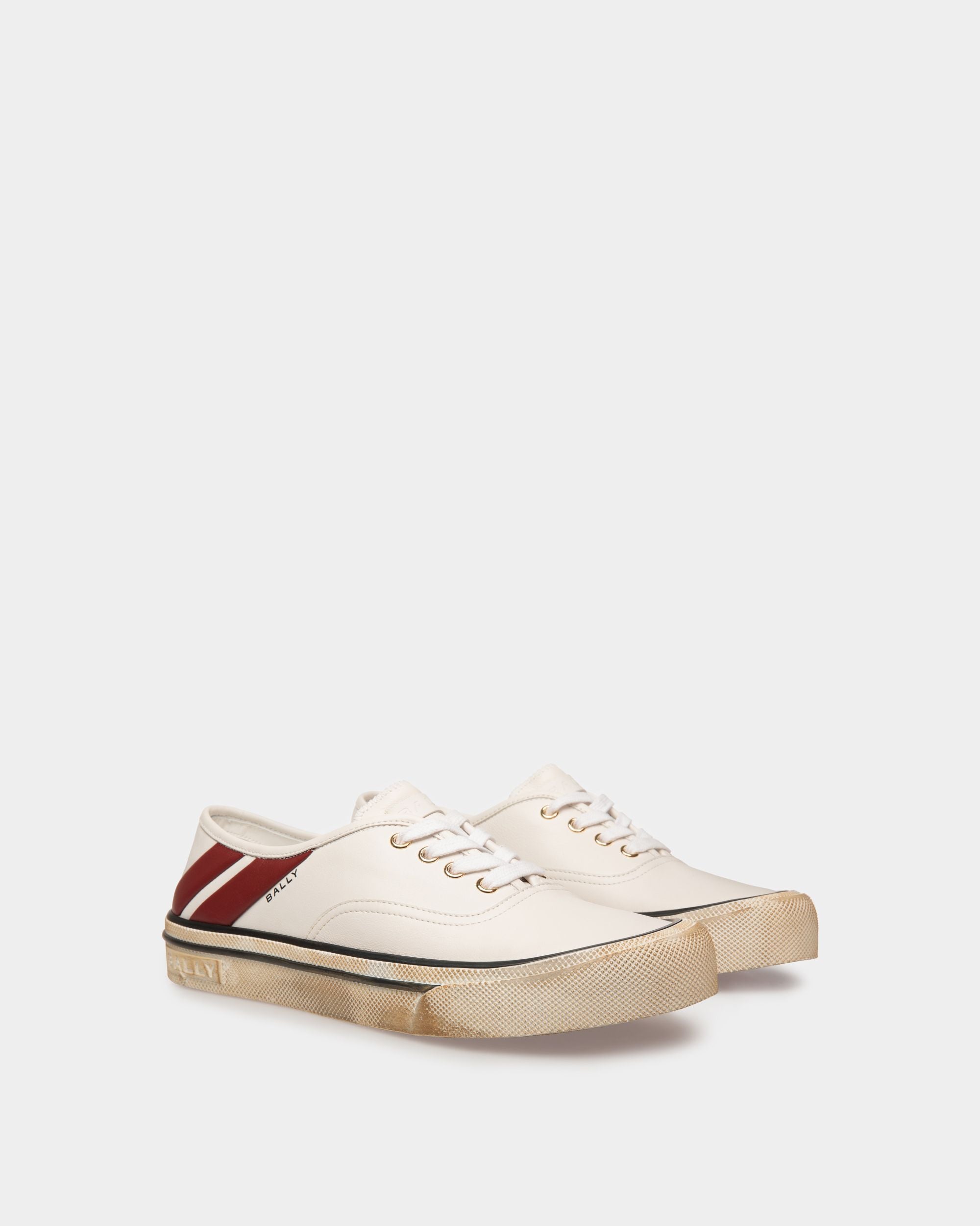 Santa Ana Sneaker In White Leather - Herren - Bally - 02