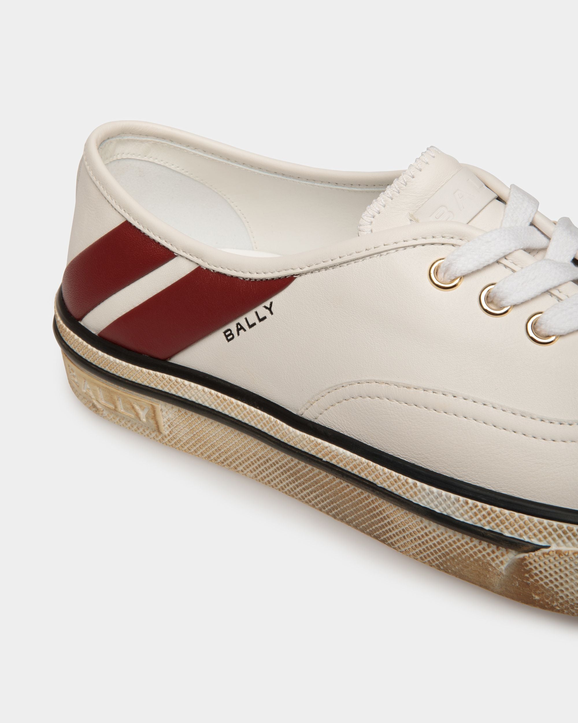 Santa Ana Sneaker In White Leather - Herren - Bally - 05