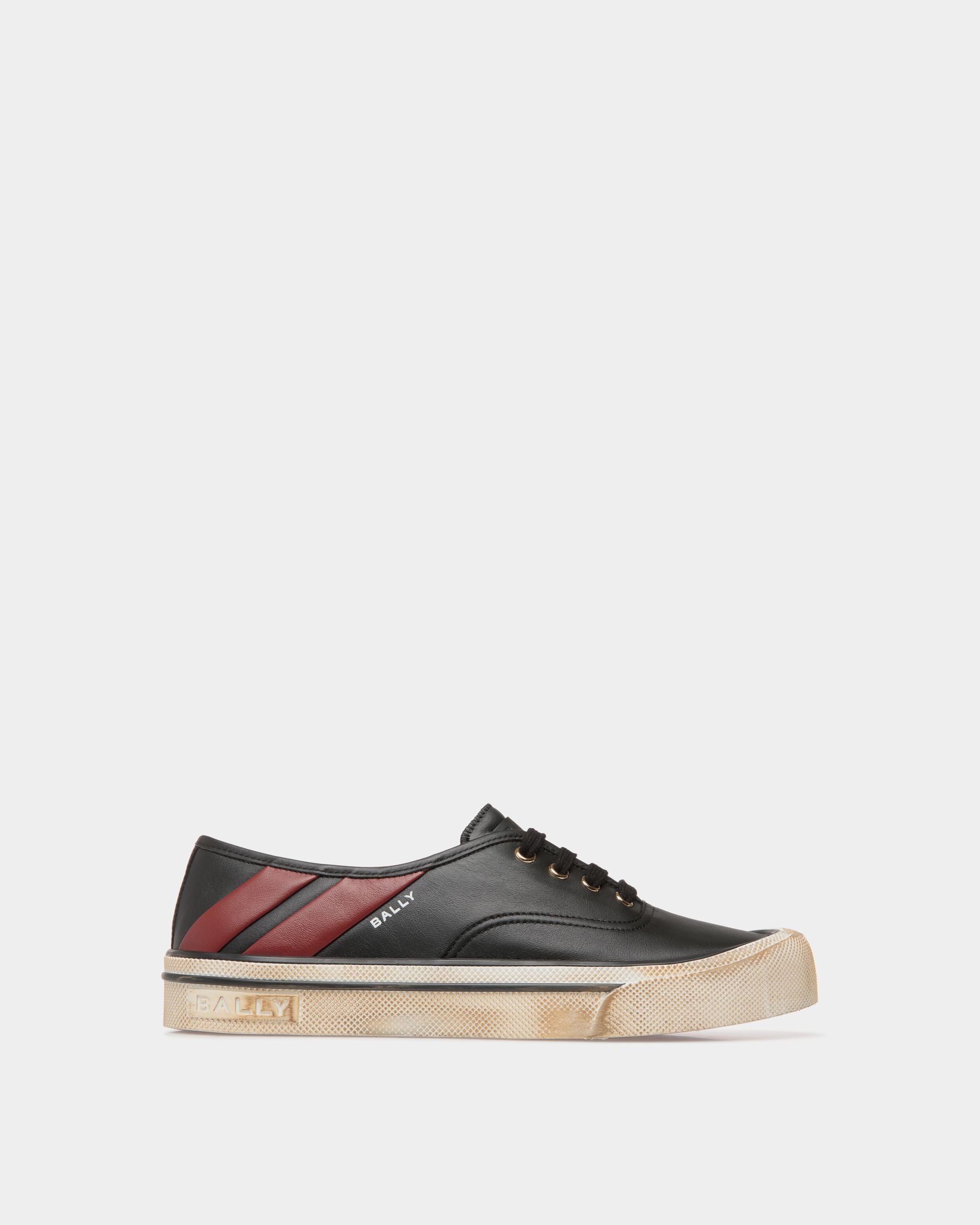 Santa Ana Sneaker In Black Leather - Herren - Bally - 01