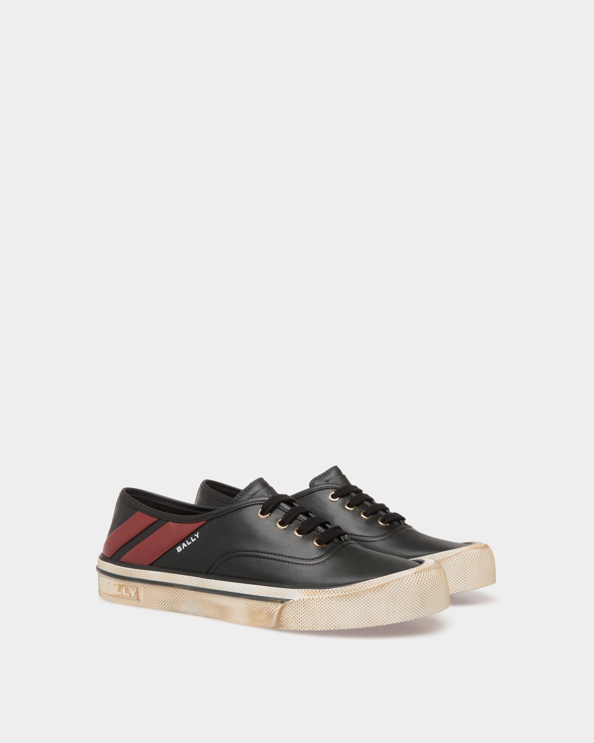 Santa Ana Sneaker In Black Leather - Herren - Bally - 02