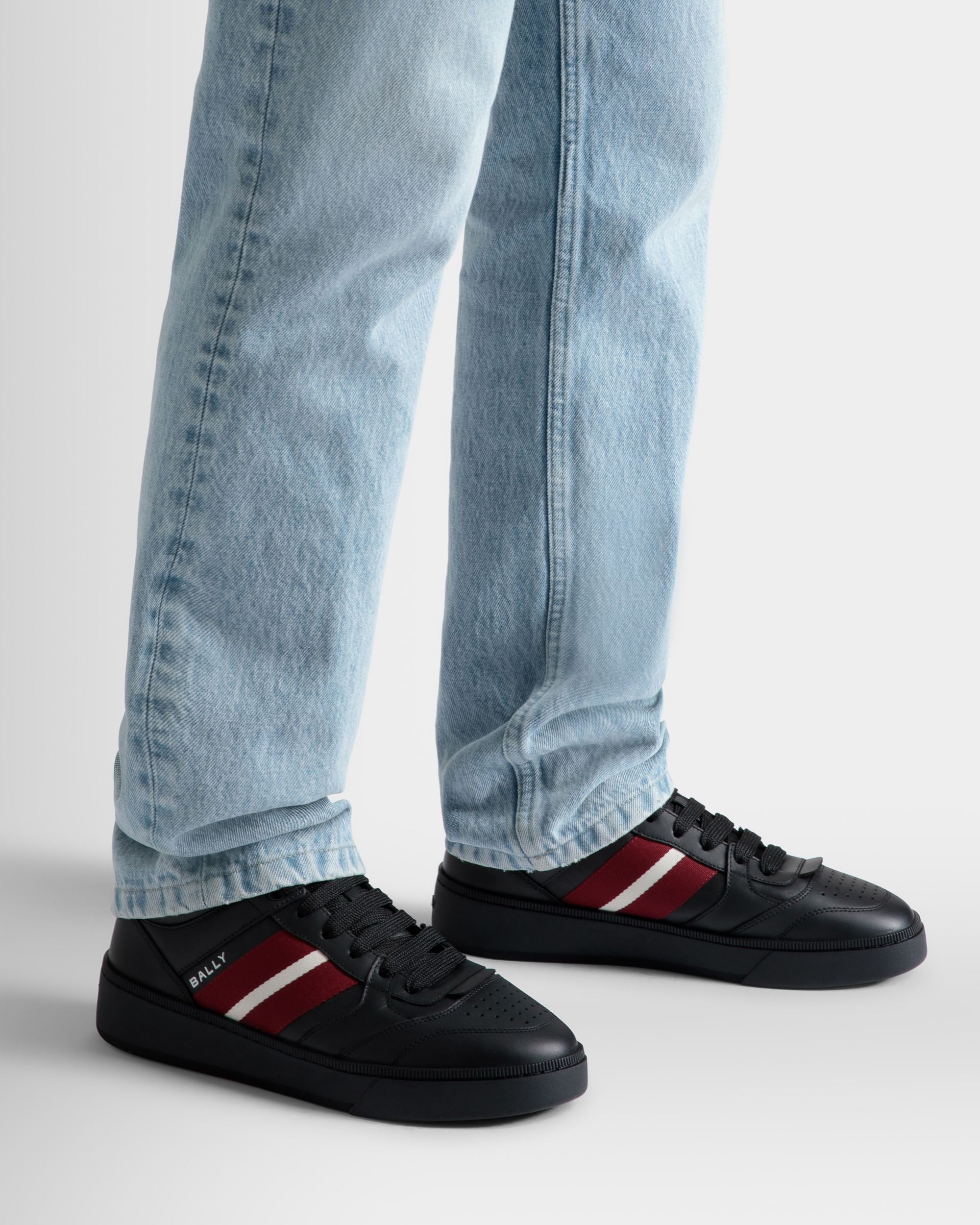 Raise Sneaker Aus Schwarzem Leder - Herren - Bally - 02