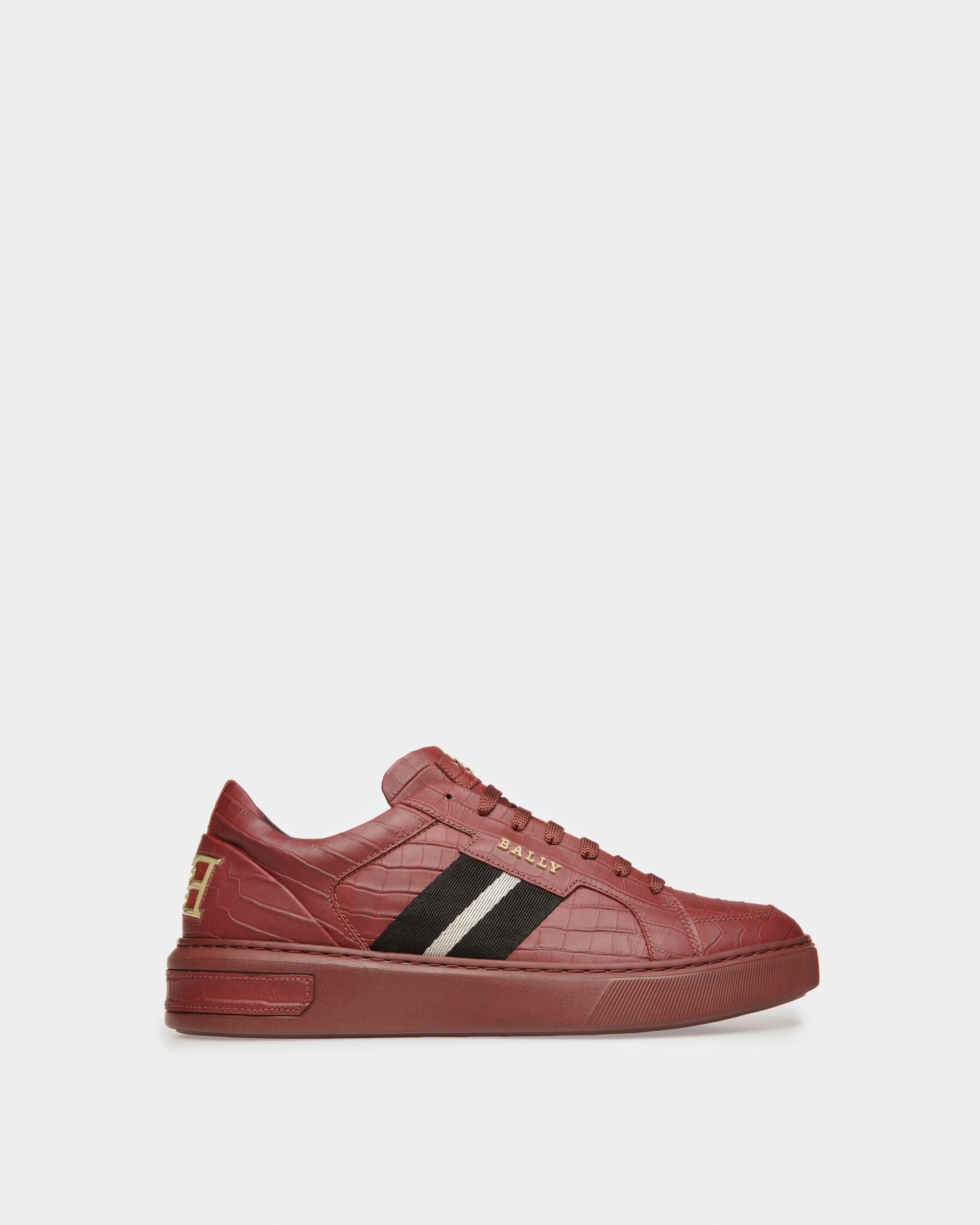 Marell Sneaker Aus Traditionsrotem Leder - Herren - Bally - 01