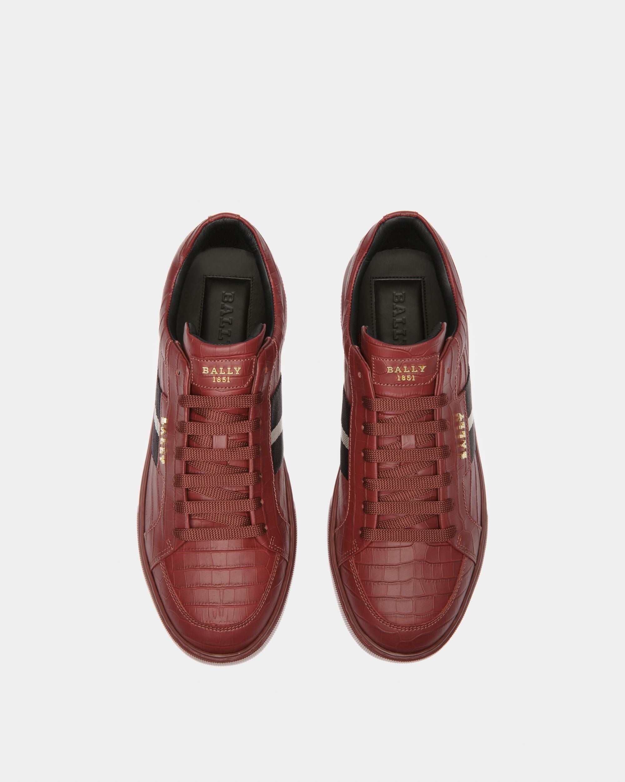 Marell Sneaker Aus Traditionsrotem Leder - Herren - Bally - 02