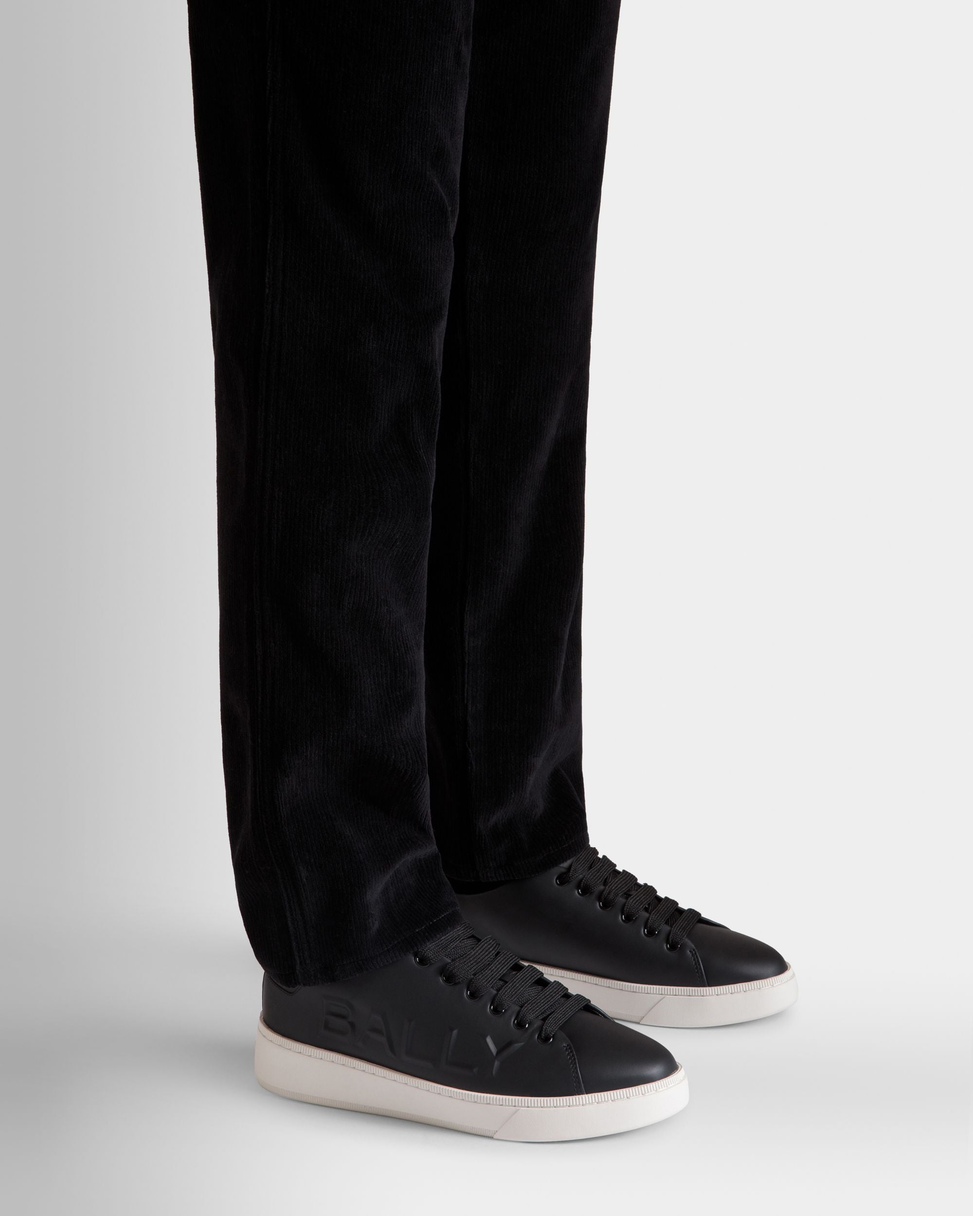 Raise Sneaker Aus Schwarzem Leder - Herren - Bally - 02