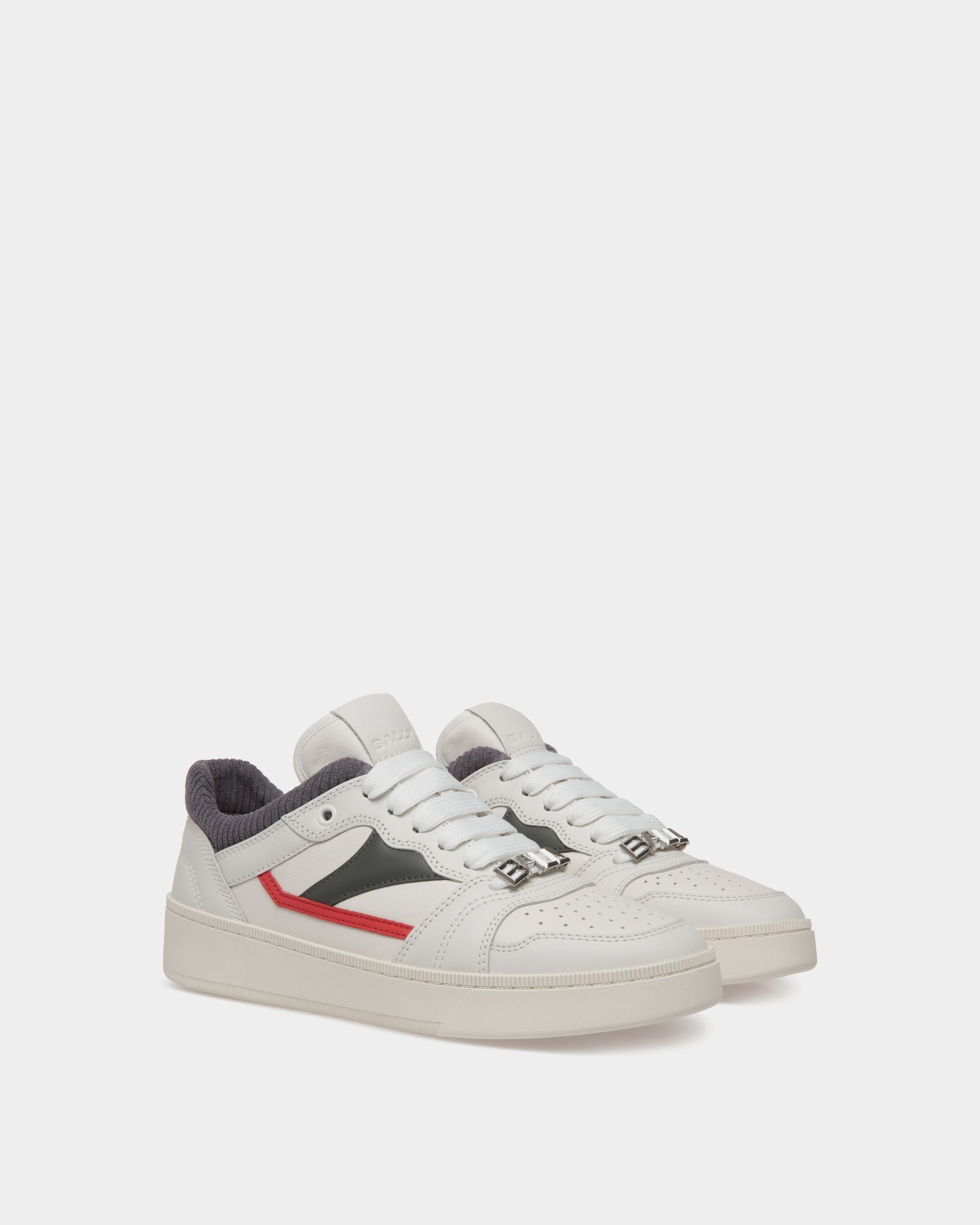 Raise Sneaker In White Leather - Herren - Bally - 02