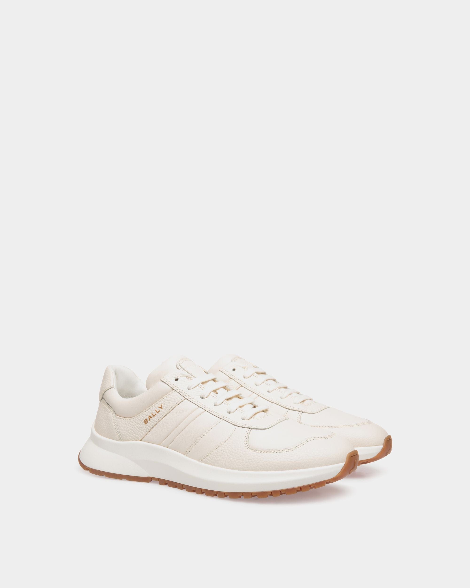 Outline Sneaker In White Leather - Herren - Bally - 02