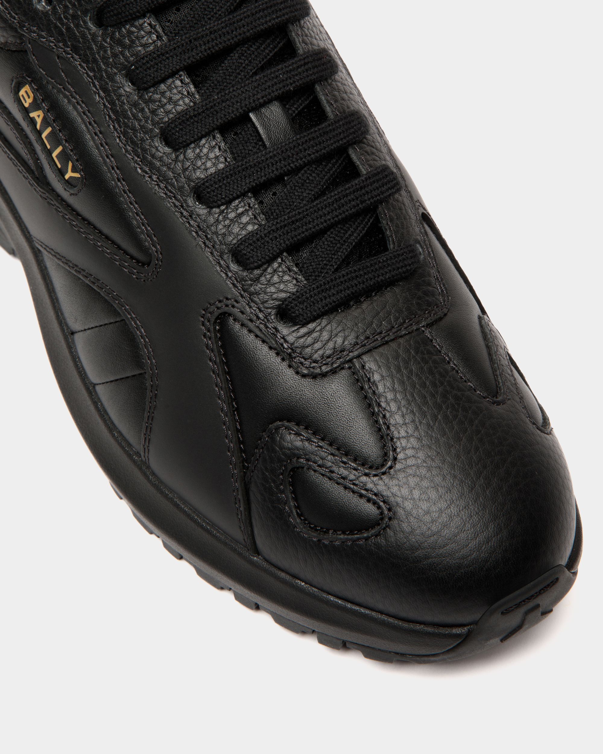 Outline Sneaker Aus Leder In Schwarz - Herren - Bally - 05