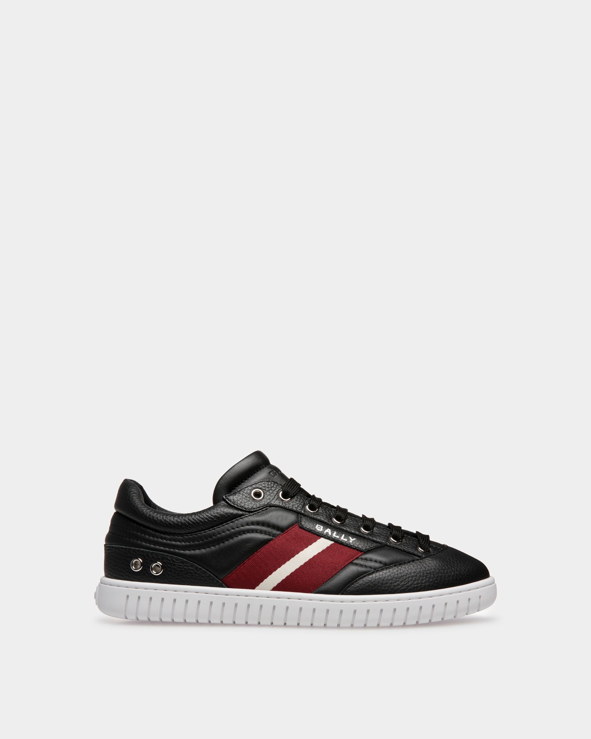 Player Sneaker Aus Leder In Schwarz - Herren - Bally - 01