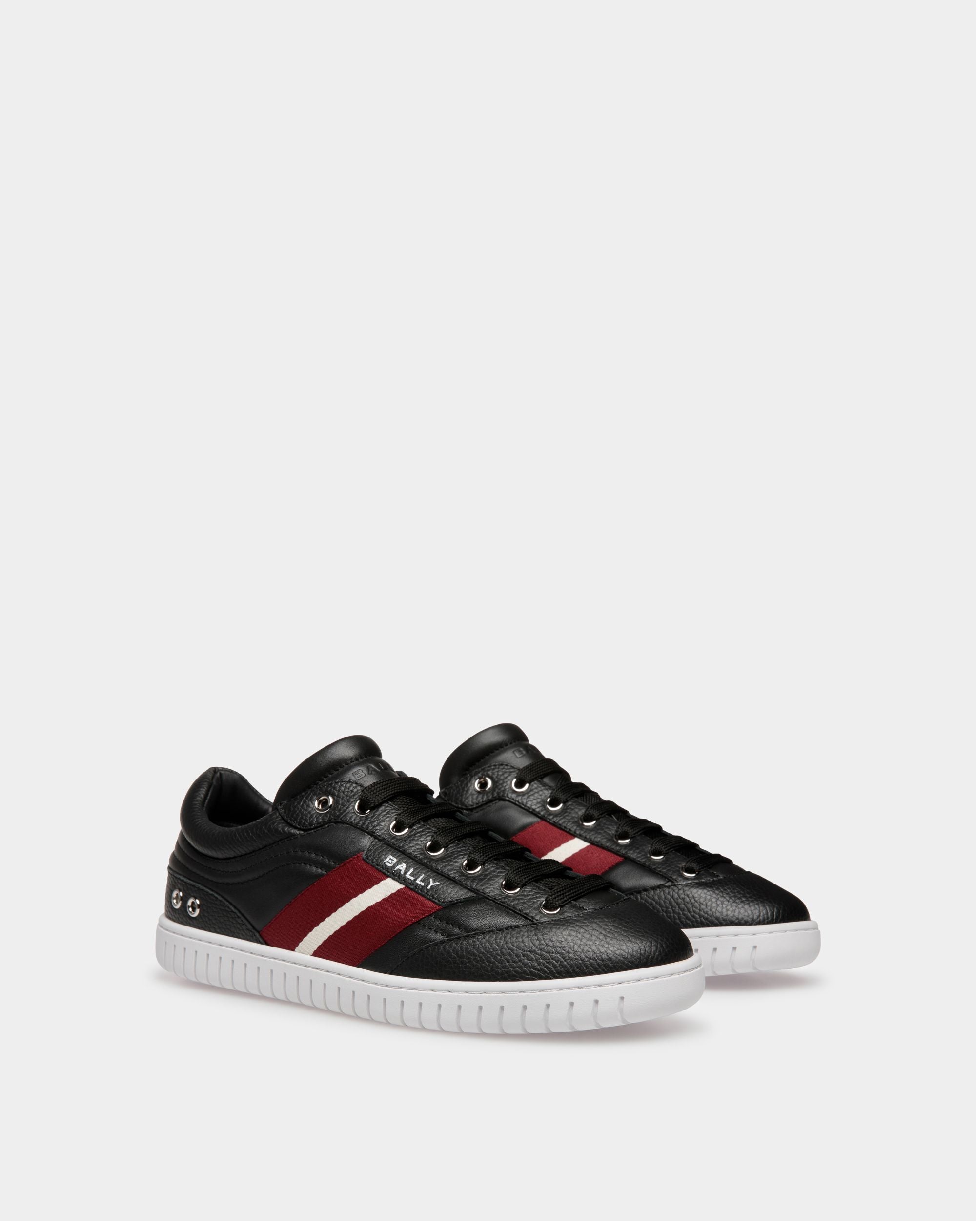 Player Sneaker Aus Leder In Schwarz - Herren - Bally - 03