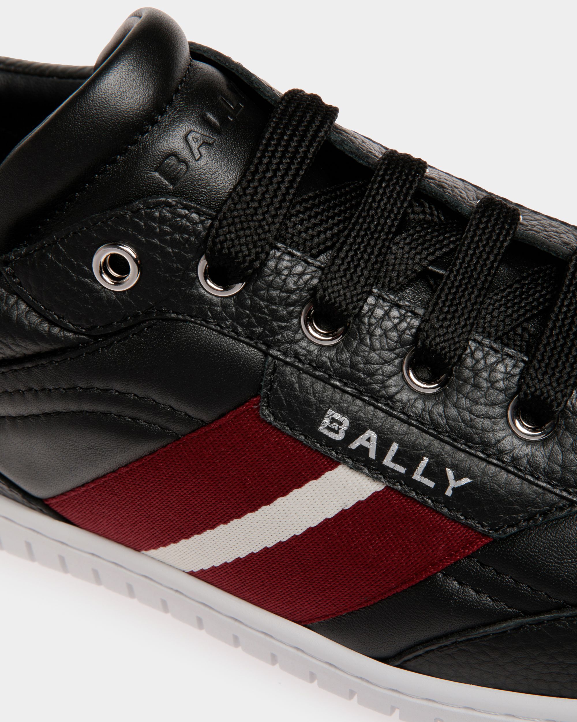 Player Sneaker Aus Leder In Schwarz - Herren - Bally - 06