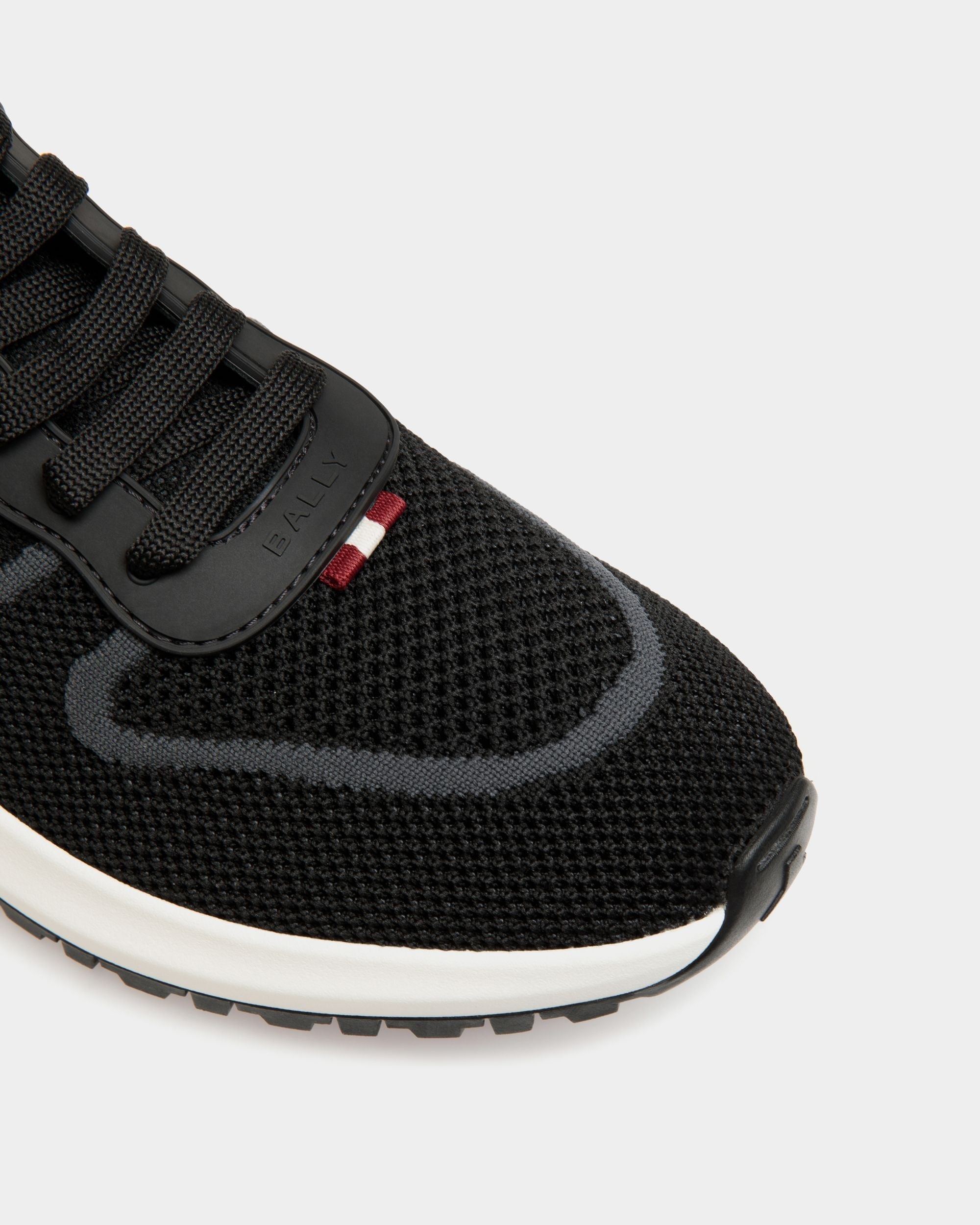Outline Sneaker Aus Schwarzem Strickgewebe - Herren - Bally - 05