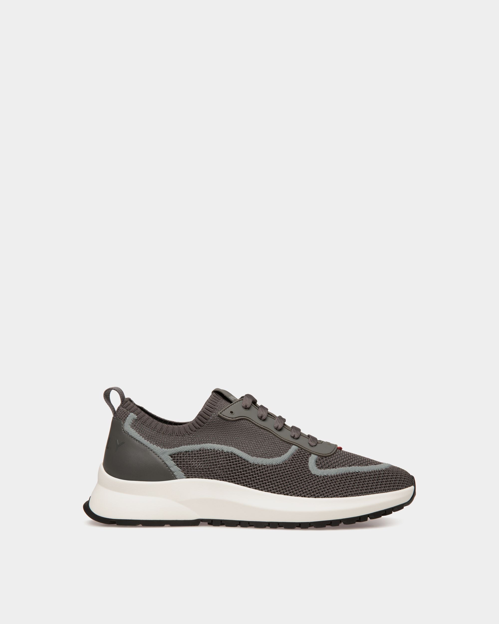 Outline Sneaker Aus Strickgewebe In Grau - Herren - Bally - 01