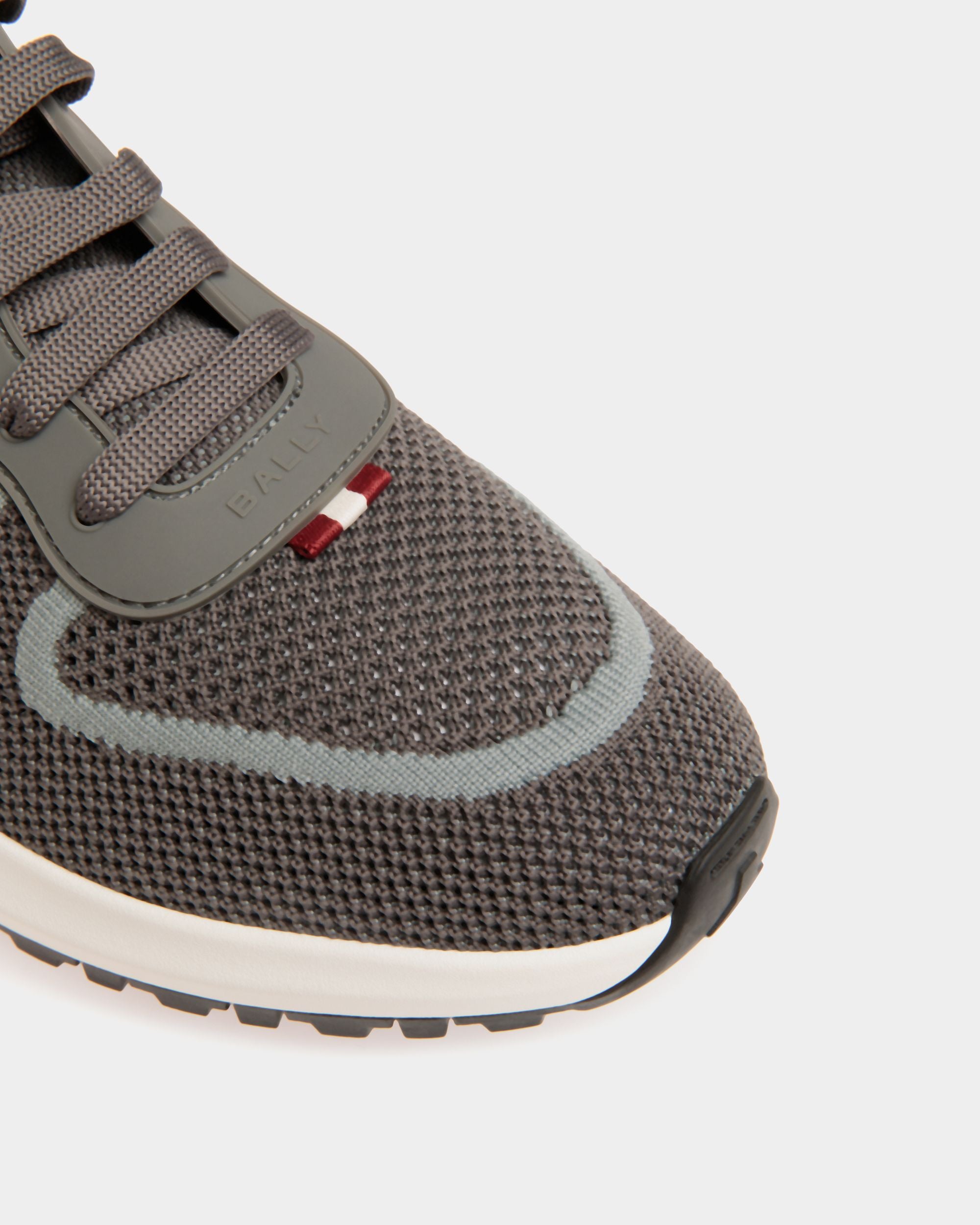 Outline Sneaker Aus Strickgewebe In Grau - Herren - Bally - 06