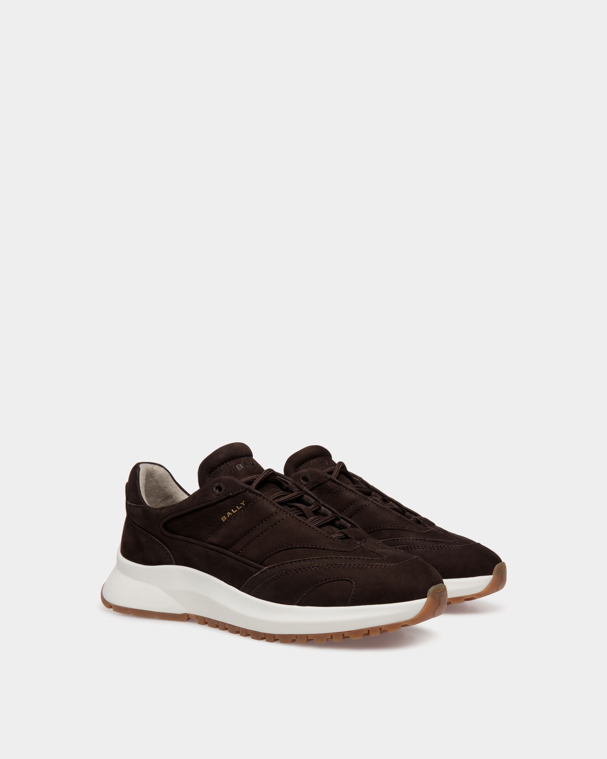 Outline Sneaker in Ebano Nubuck - Herren - Bally - 02