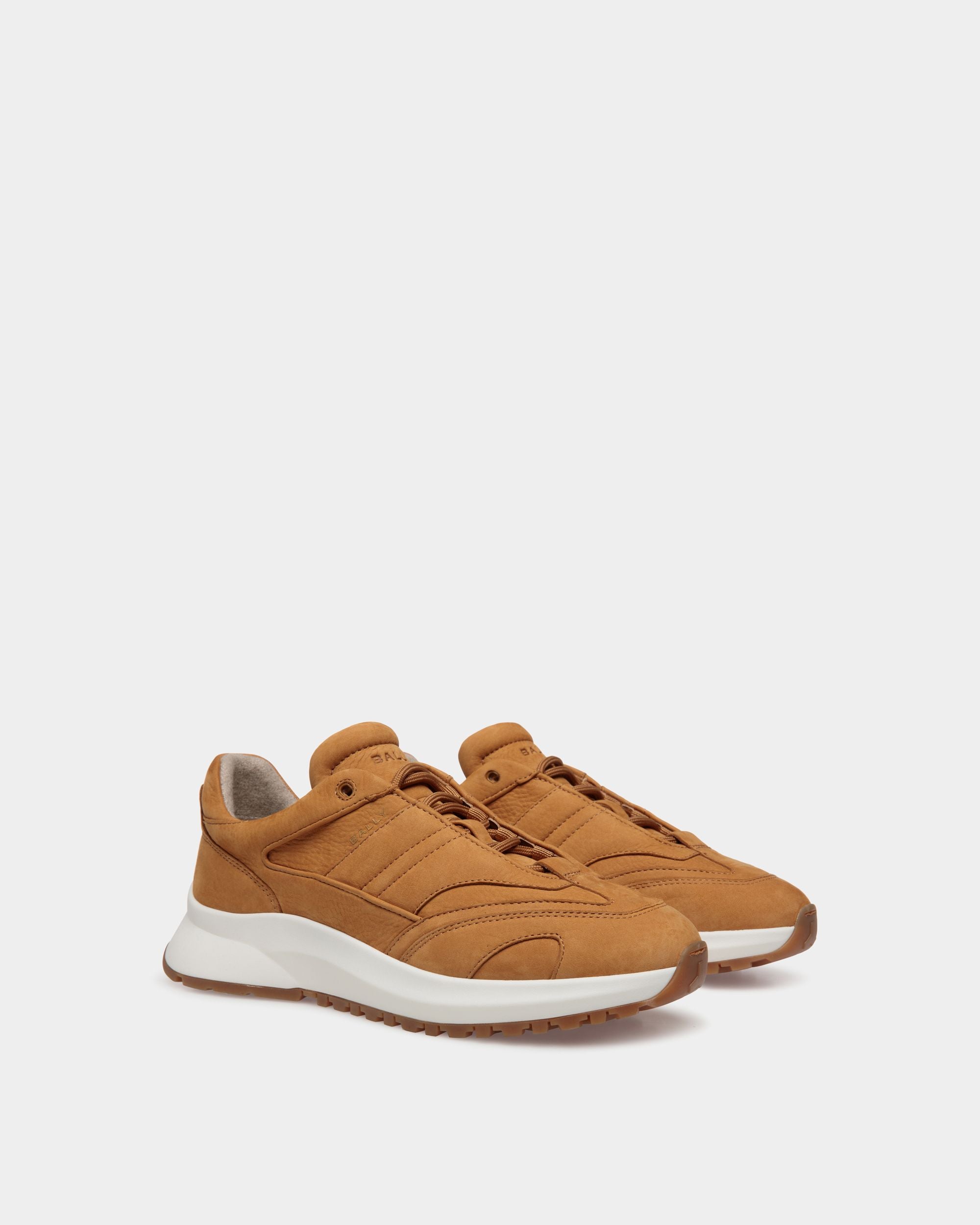 Outline Sneaker Aus Nubukleder In Braun - Herren - Bally - 02