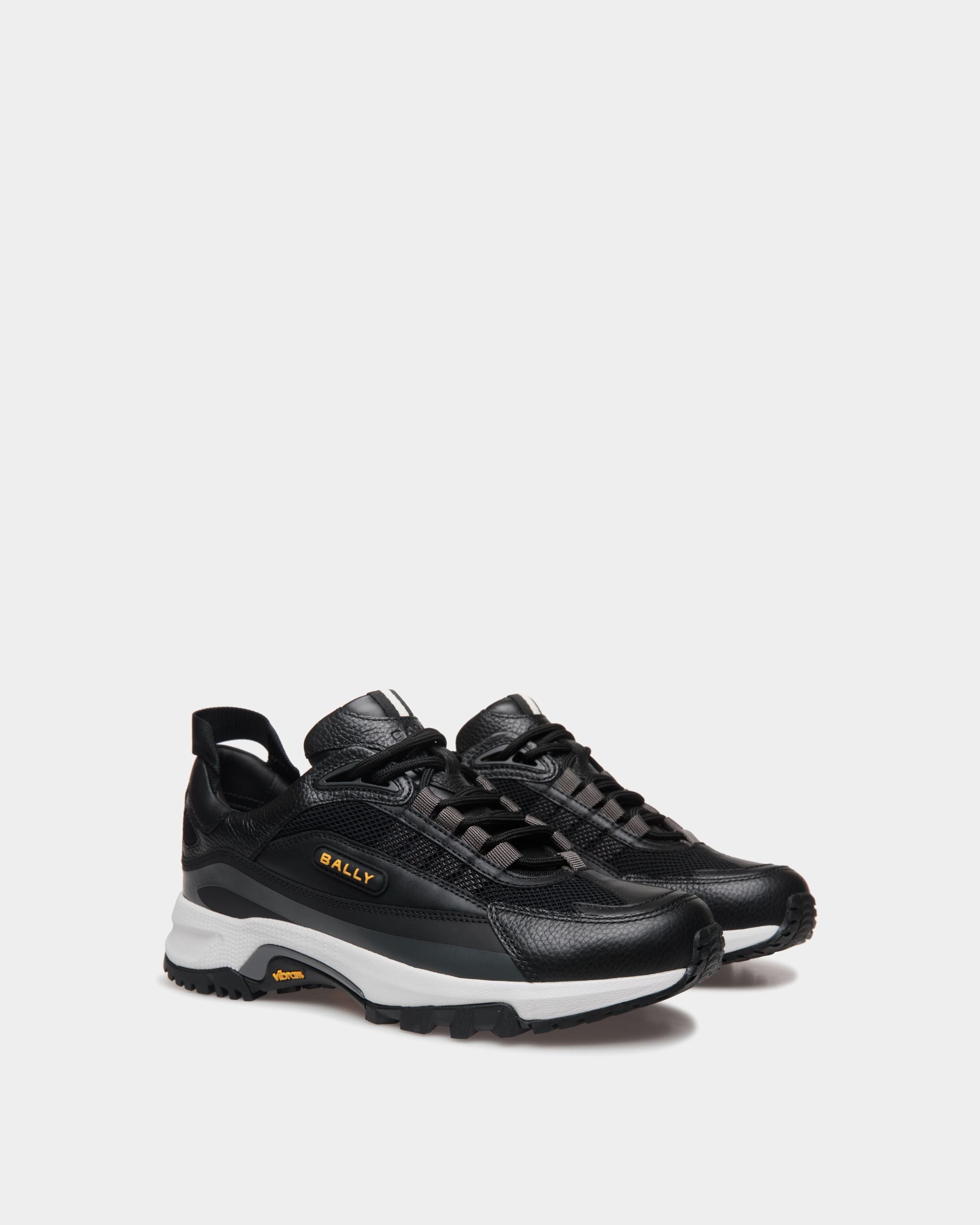Faster Sneakers Aus Schwarzem Leder Und Nylon - Herren - Bally - 03